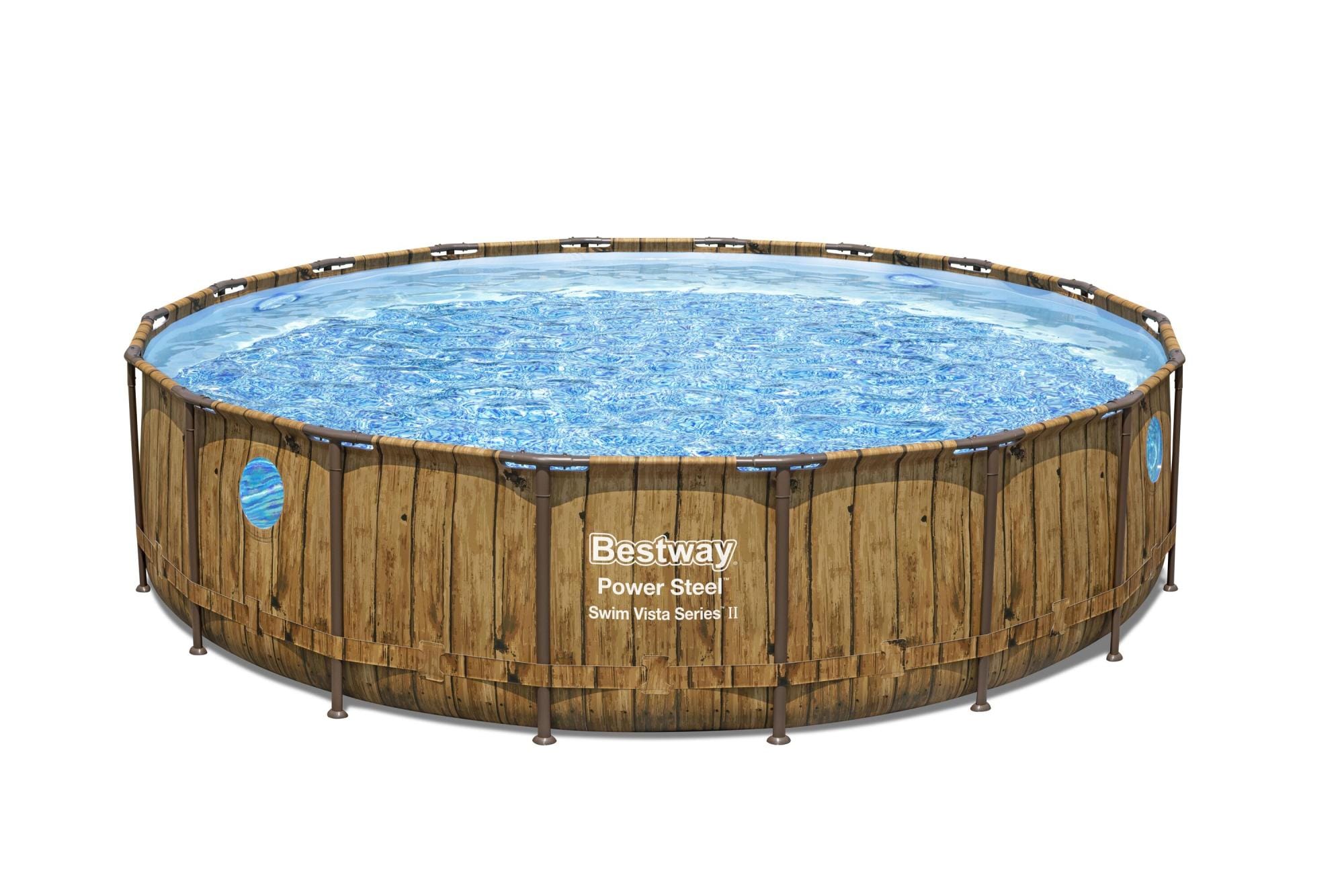 Piscine fuori terra Piscina base struttura e liner Power Steel Swim Vista - 549x122 cm Bestway 1