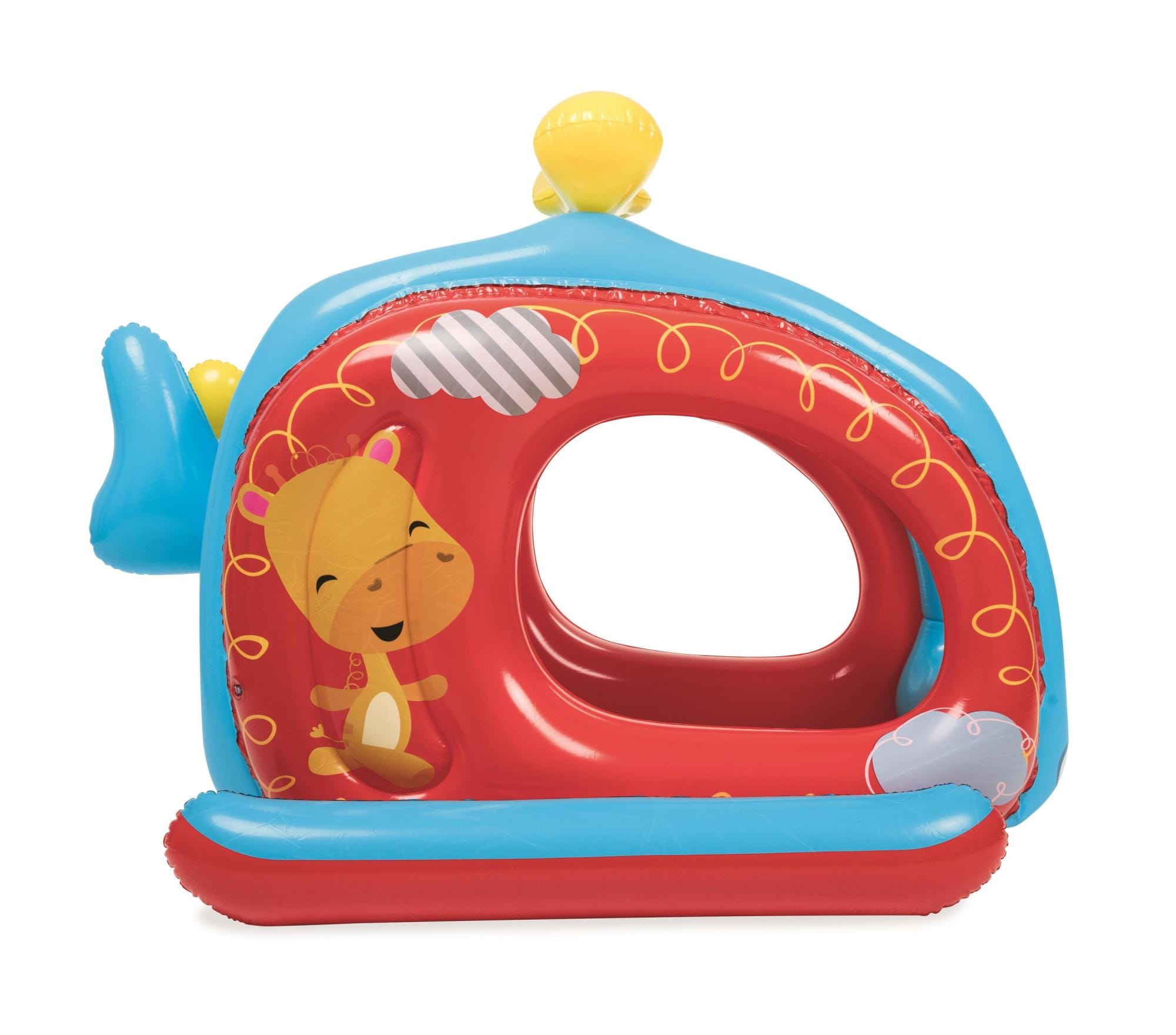 Giochi gonfiabili per bambini Playcenter gonfiabile Elicottero Fisher-Price con palline Bestway 17