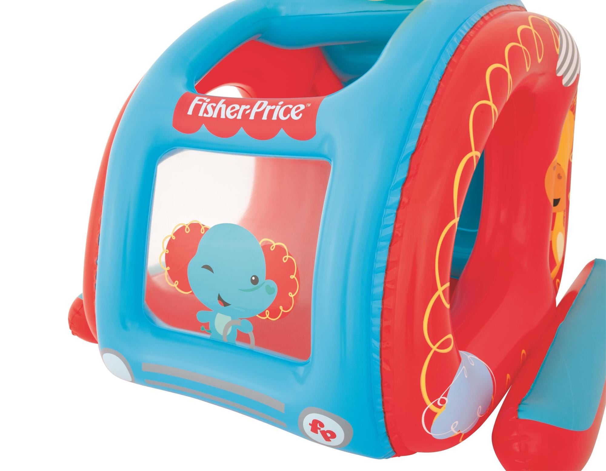 Giochi gonfiabili per bambini Playcenter gonfiabile Elicottero Fisher-Price con palline Bestway 27