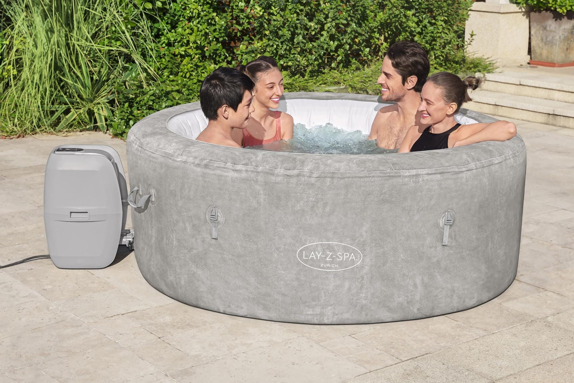 Idromassaggi gonfiabili Lay-Z-Spa Idromassaggio gonfiabile Lay-Z-Spa Zurich AirJet 2-4 persone Bestway 5