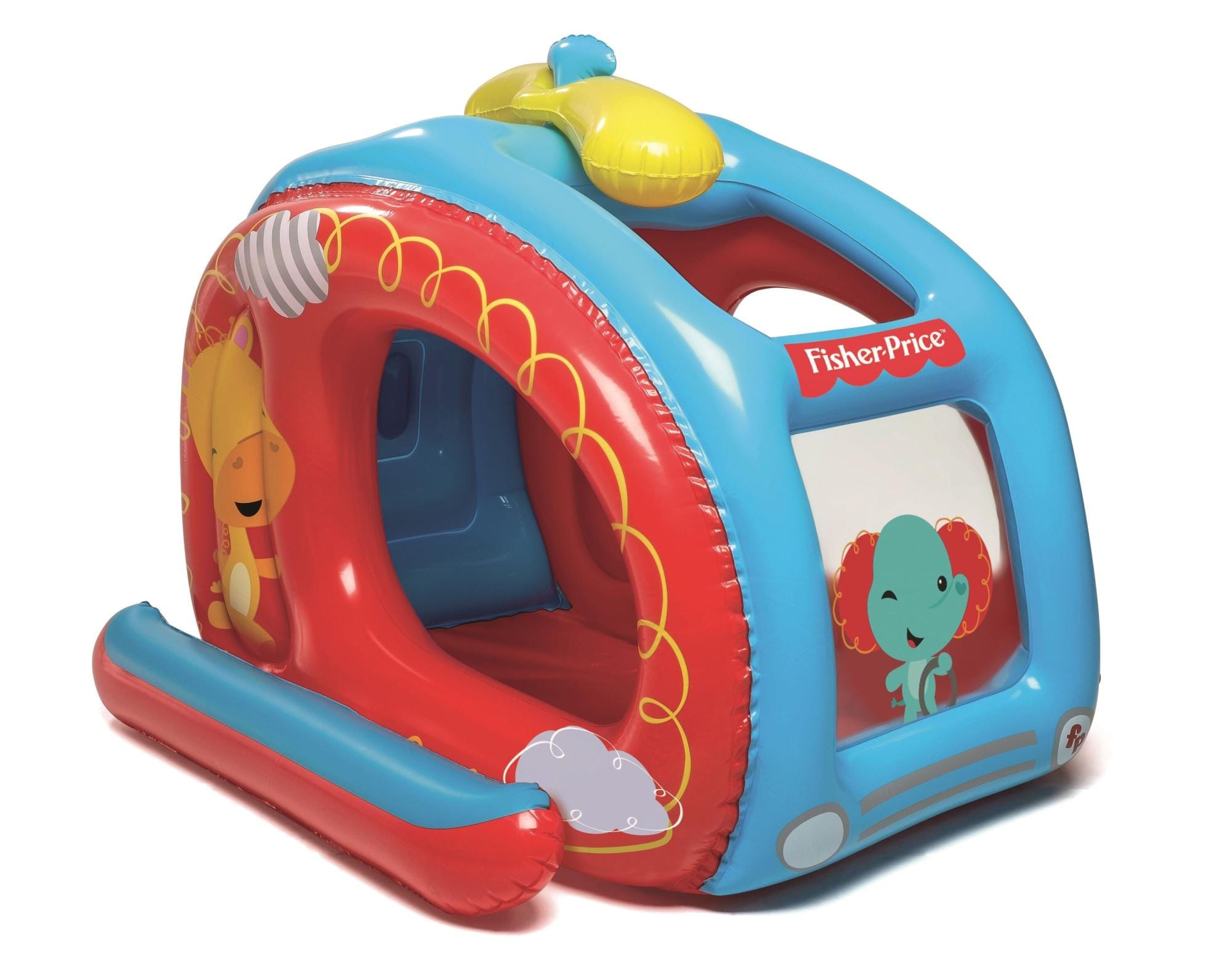 Giochi gonfiabili per bambini Playcenter gonfiabile Elicottero Fisher-Price con palline Bestway 5