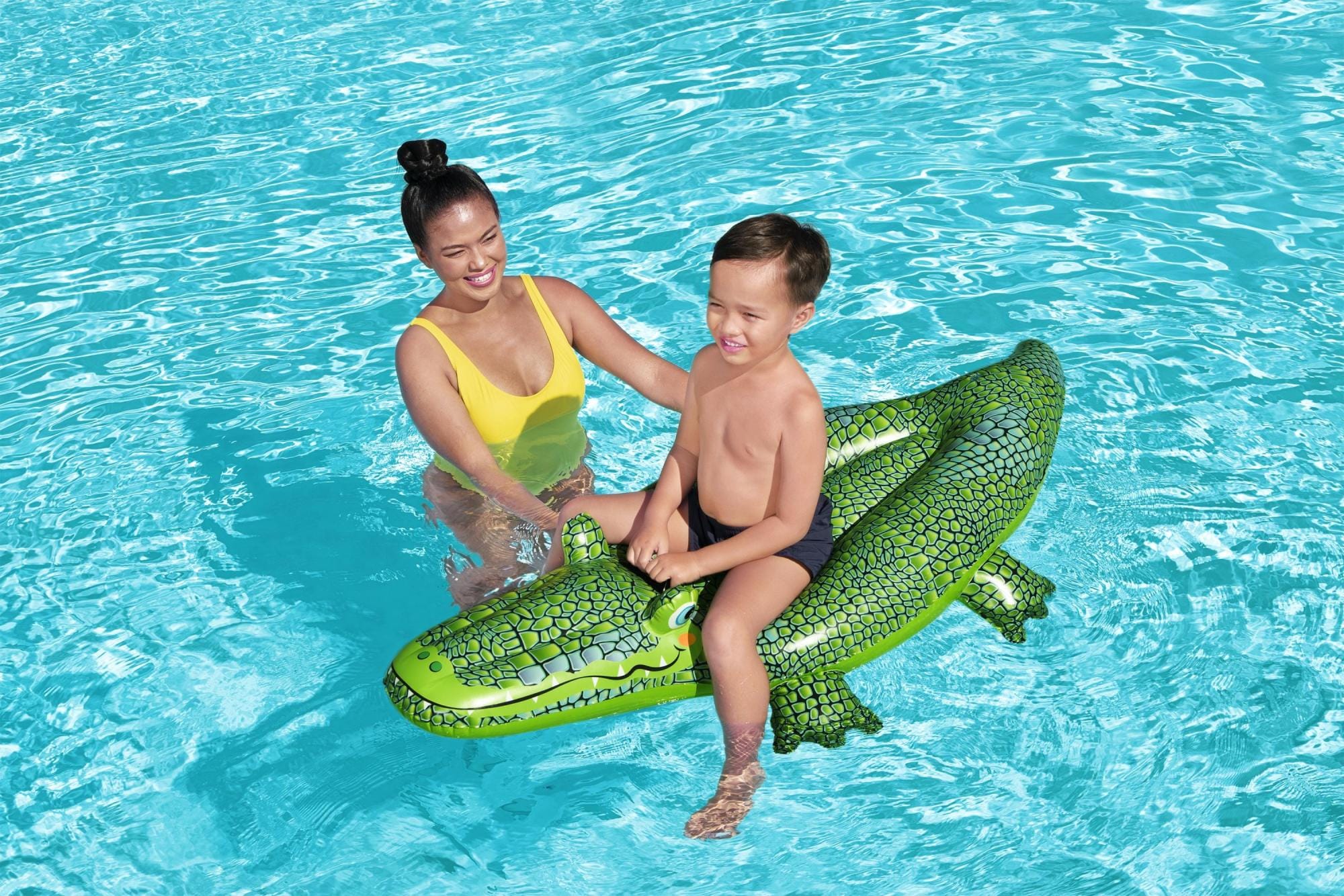 Giochi gonfiabili per bambini Coccodrillo gonfiabile per bambini Bestway 3