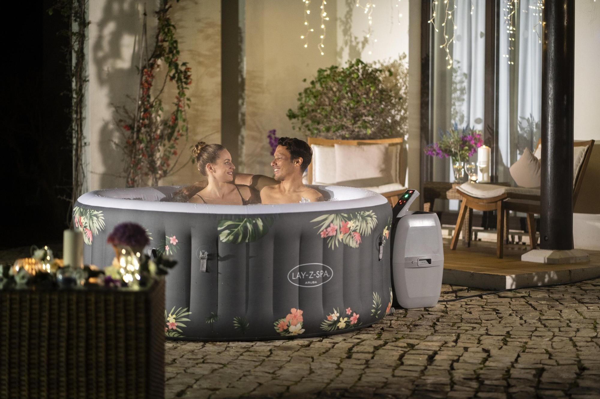 Idromassaggi gonfiabili Lay-Z-Spa Idromassaggio gonfiabile Lay-Z-Spa Aruba AirJet 2-3 persone Bestway 1
