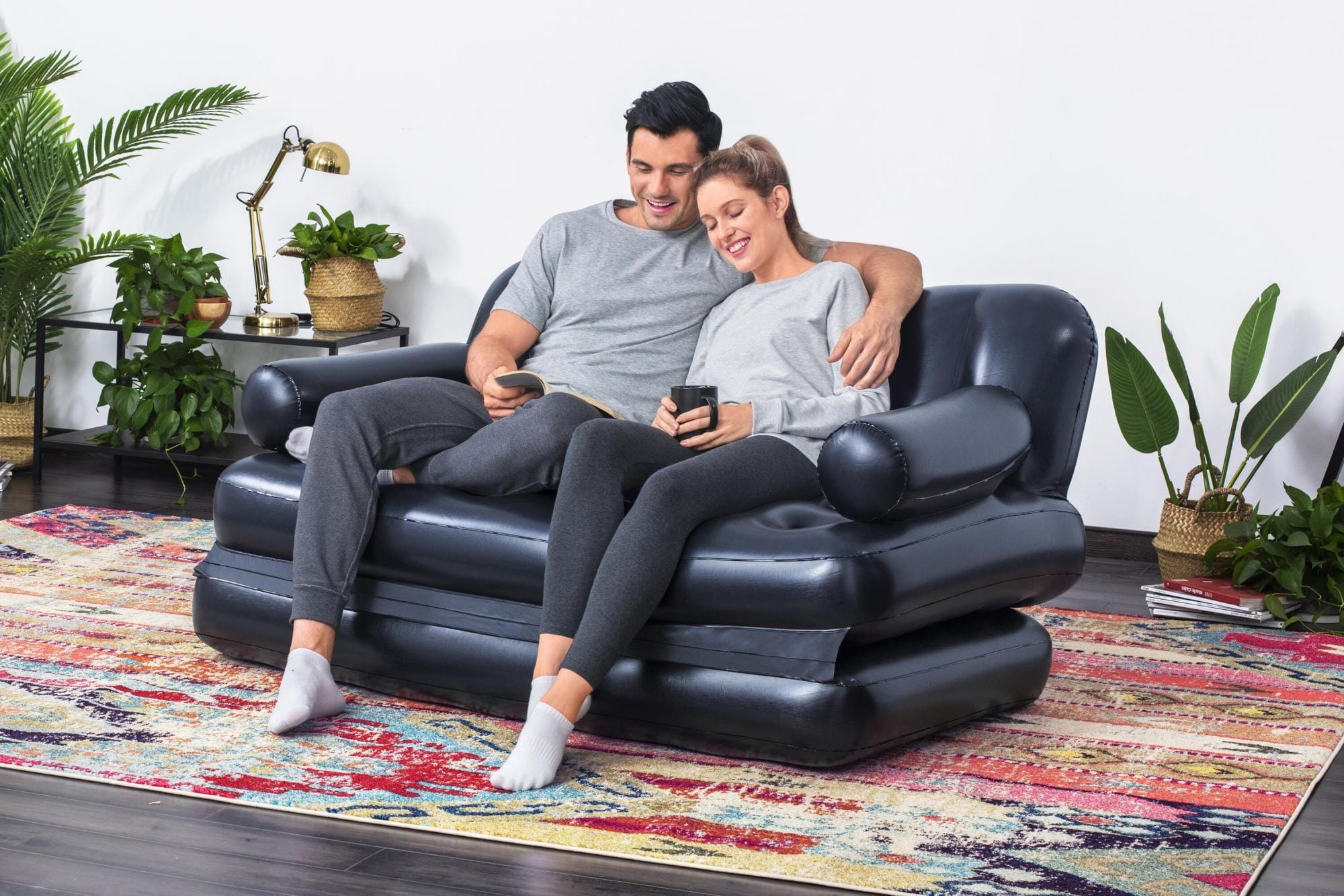 Arredo gonfiabile casa e giardino Divano gonfiabile multifunzione 5 in 1 Bestway 1