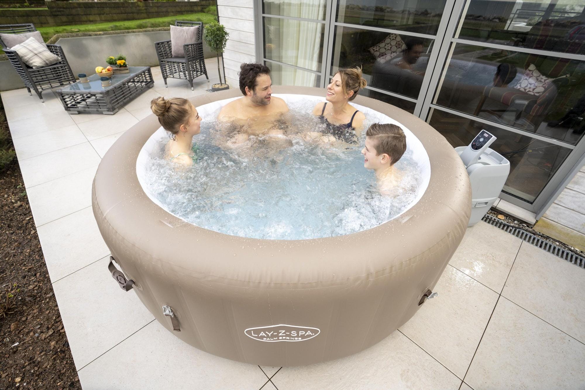 Idromassaggi gonfiabili Lay-Z-Spa Idromassaggio gonfiabile Lay-Z-Spa Palm Springs AirJet 4-6 persone Bestway 1