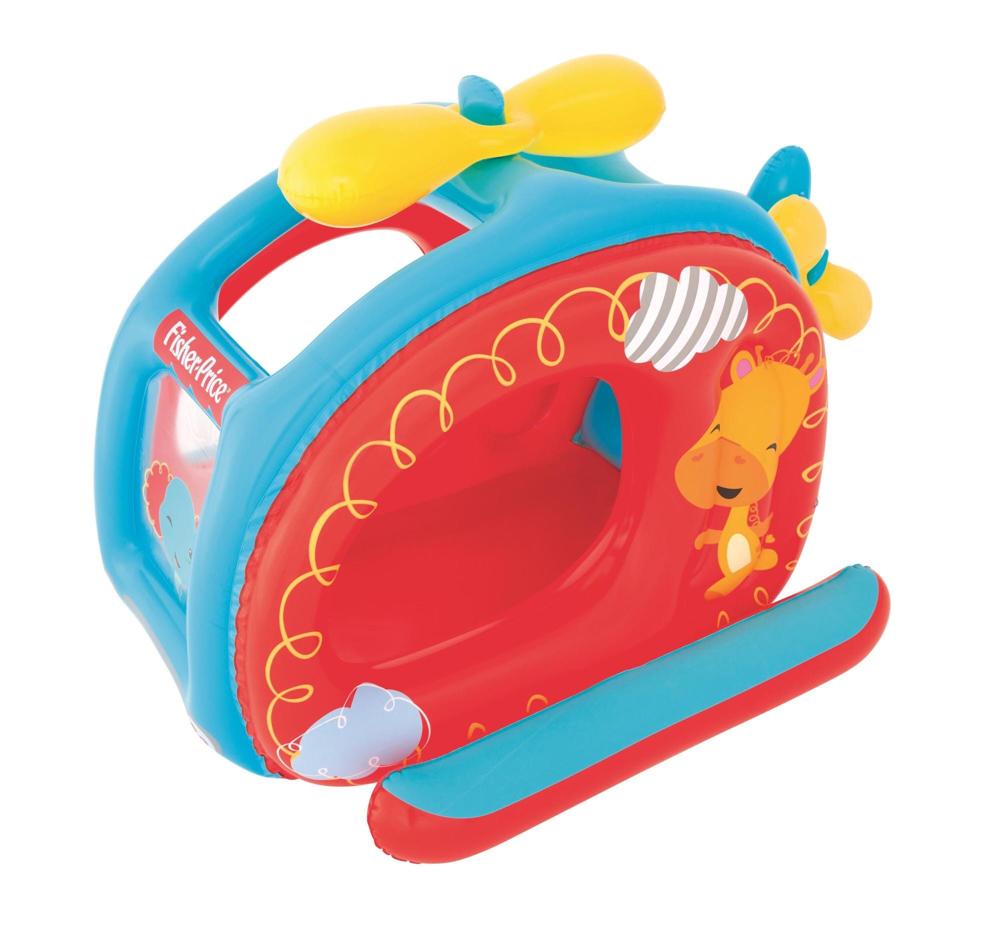 Giochi gonfiabili per bambini Playcenter gonfiabile Elicottero Fisher-Price con palline Bestway 12