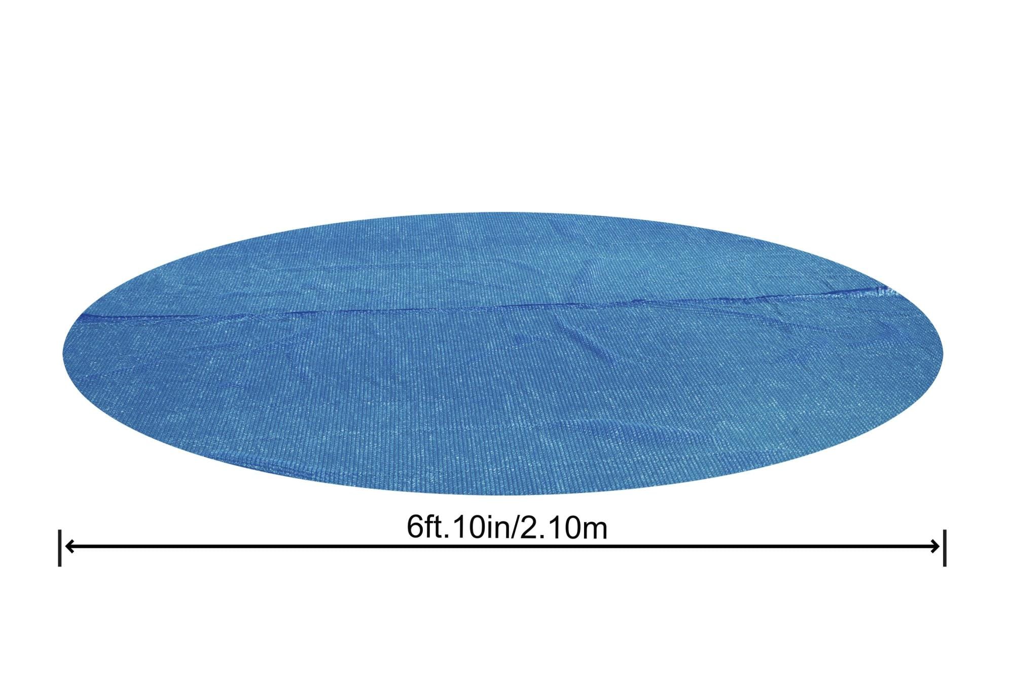 Coperture e Tappetini Copertura solare per piscina rotonda da 244x66 cm Bestway 1