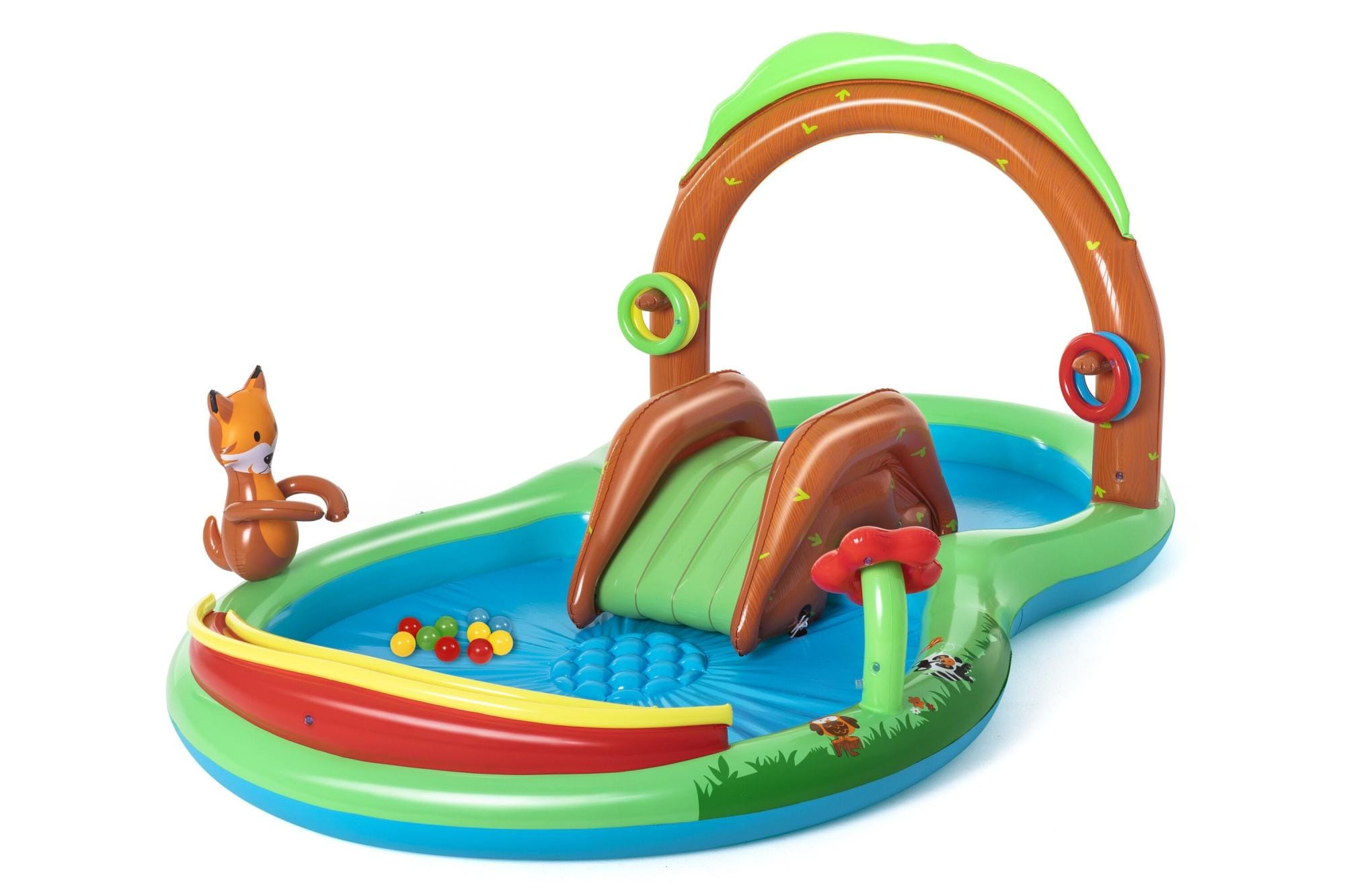 Giochi gonfiabili per bambini Playcenter gonfiabile Friendly Woods Bestway 1
