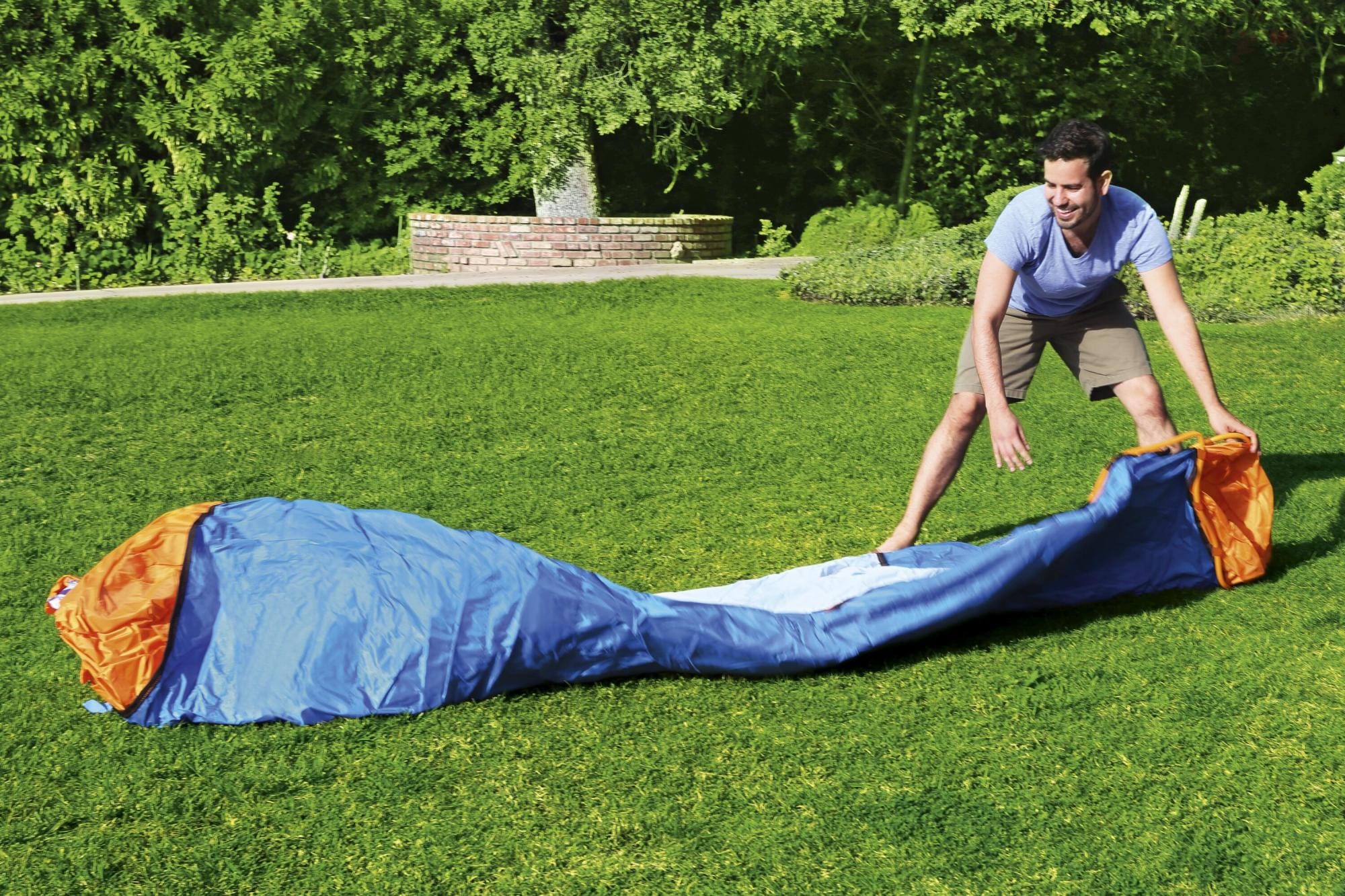 Giochi gonfiabili per bambini Parco acquatico gonfiabile Turbo Splash Constant Air Bestway 7