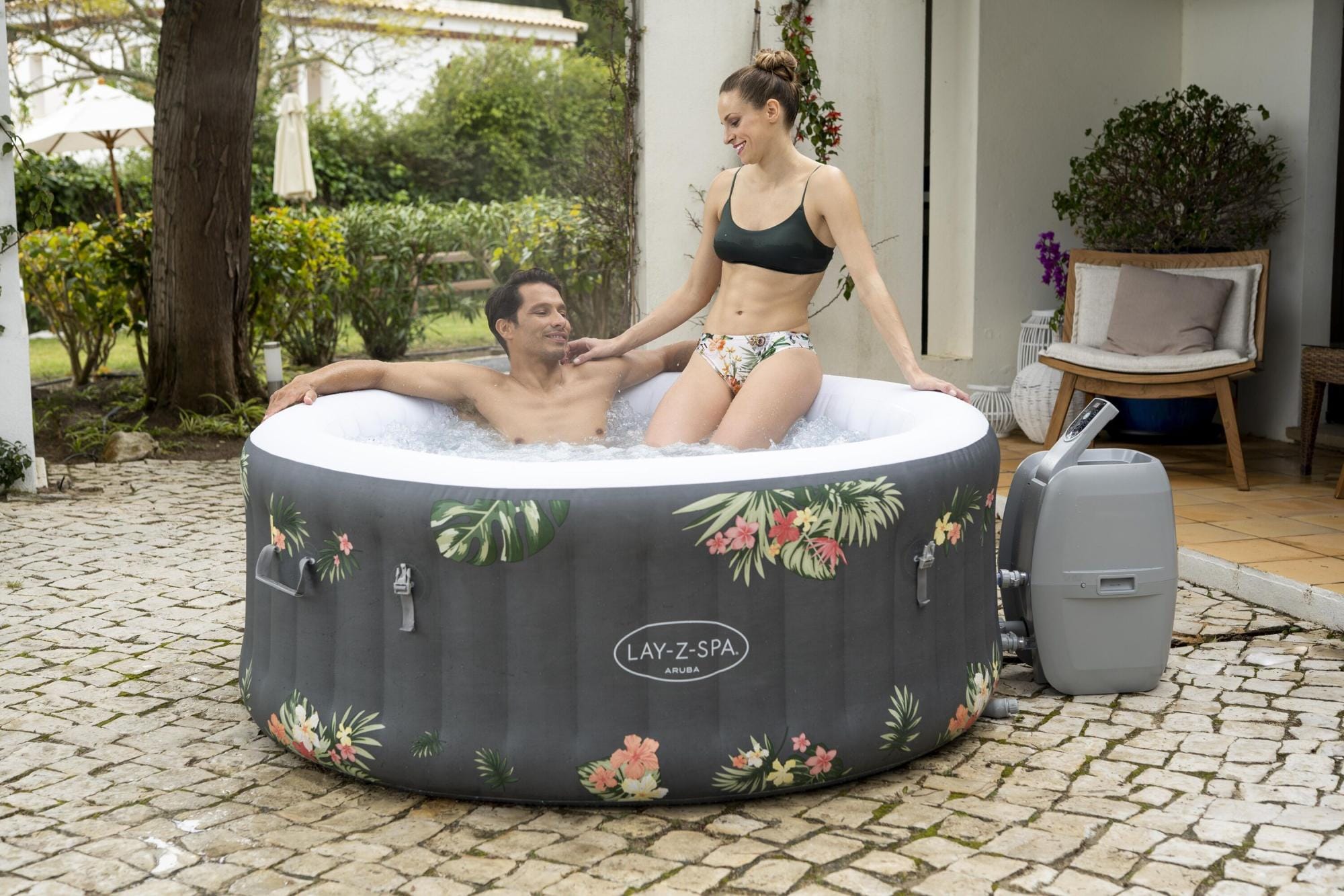 Idromassaggi gonfiabili Lay-Z-Spa Idromassaggio gonfiabile Lay-Z-Spa Aruba AirJet 2-3 persone Bestway 5