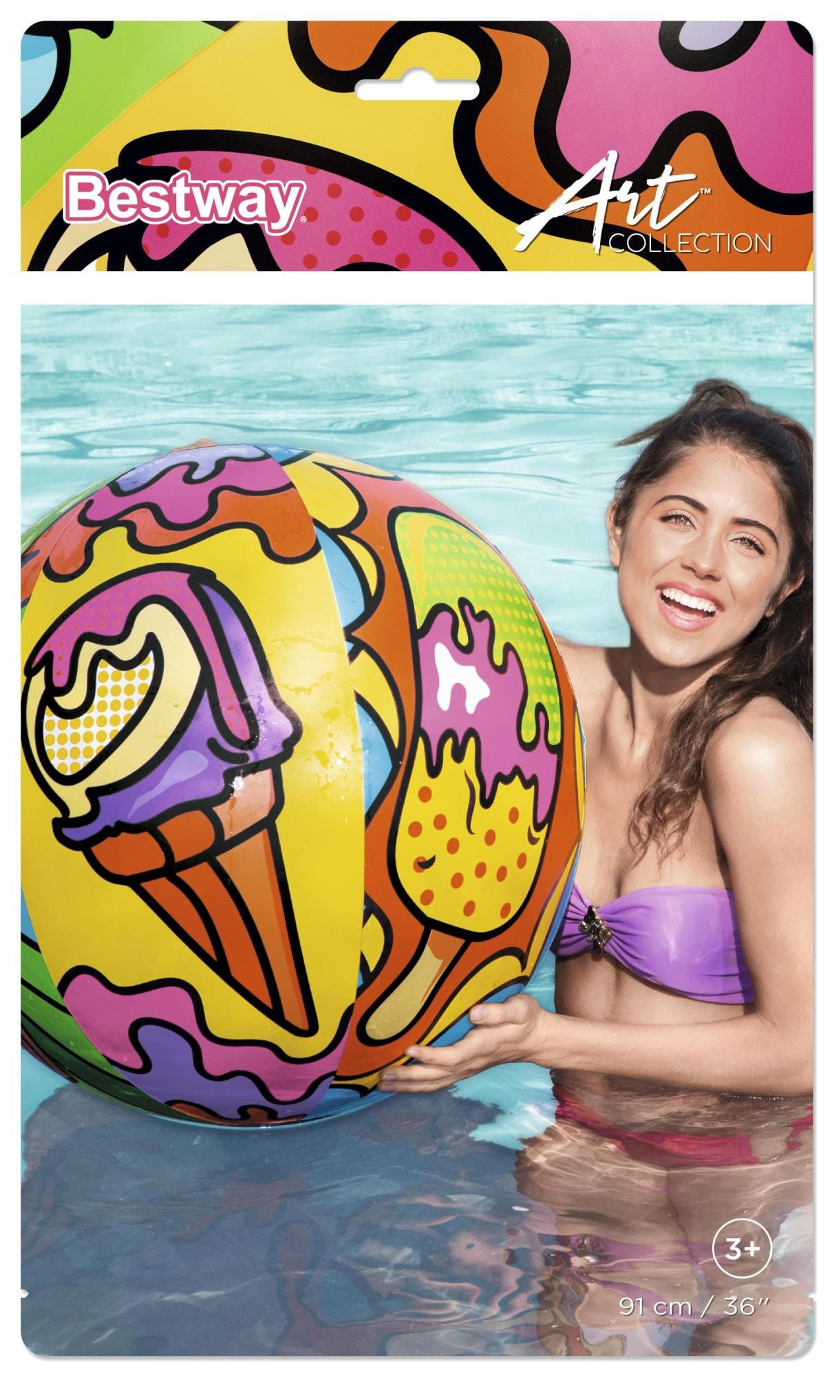 Gonfiabili mare per adulti Pallone da spiaggia gonfiabile Pop Bestway 6