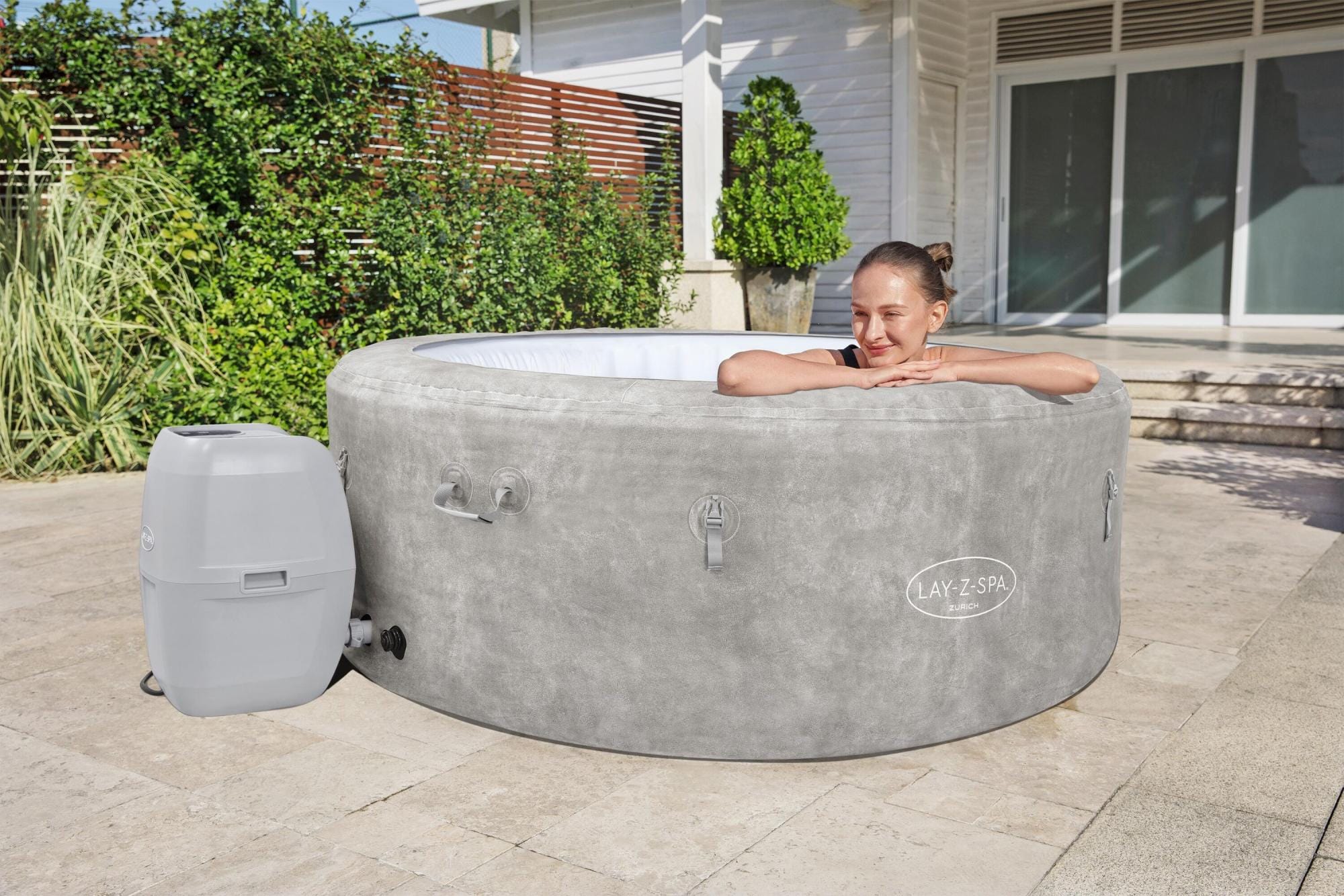 Idromassaggi gonfiabili Lay-Z-Spa Idromassaggio gonfiabile Lay-Z-Spa Zurich AirJet 2-4 persone Bestway 1