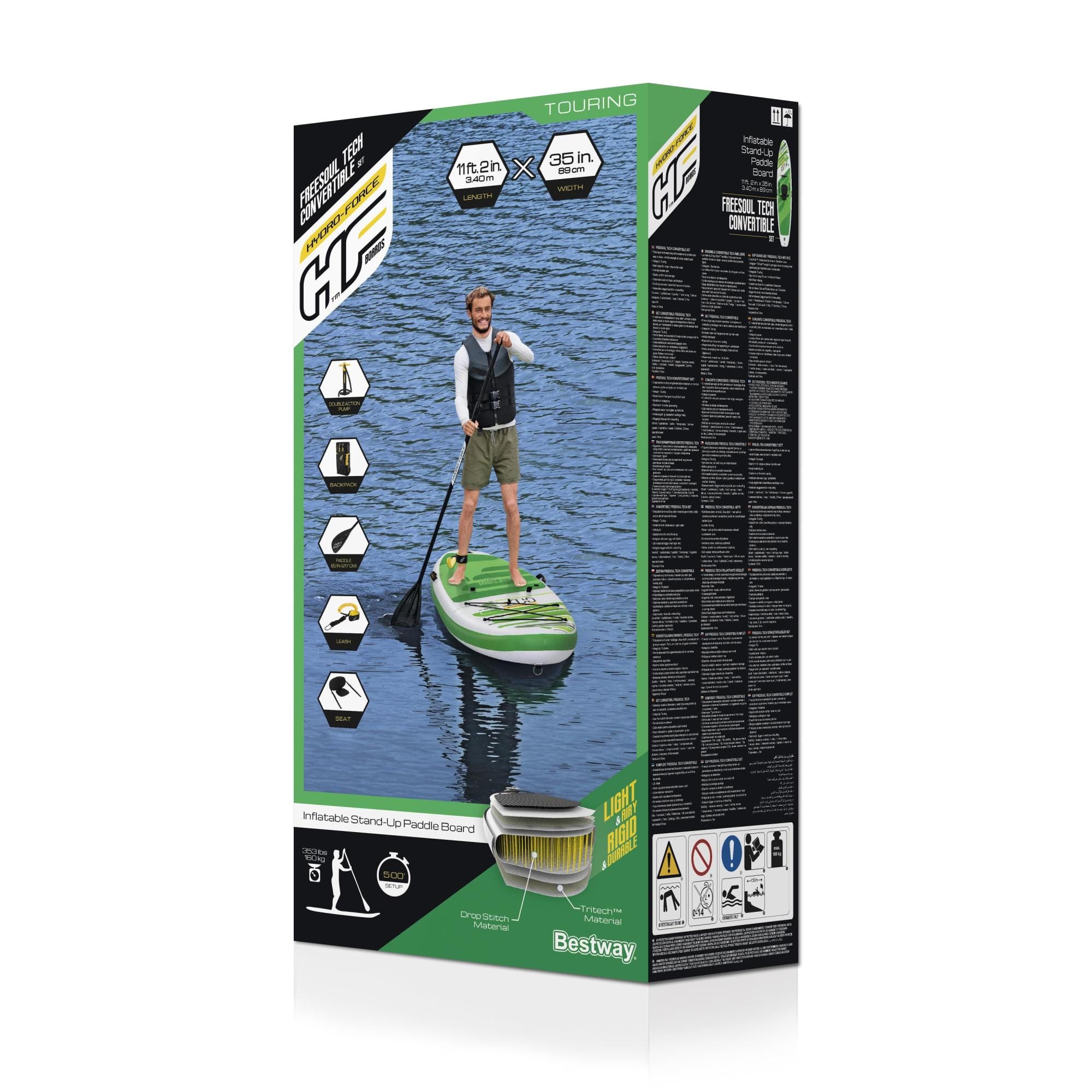 Sport Acquatici Tavola da SUP e kayak gonfiabile Freesoul Tech 2 - 340x89x15 cm Bestway 11