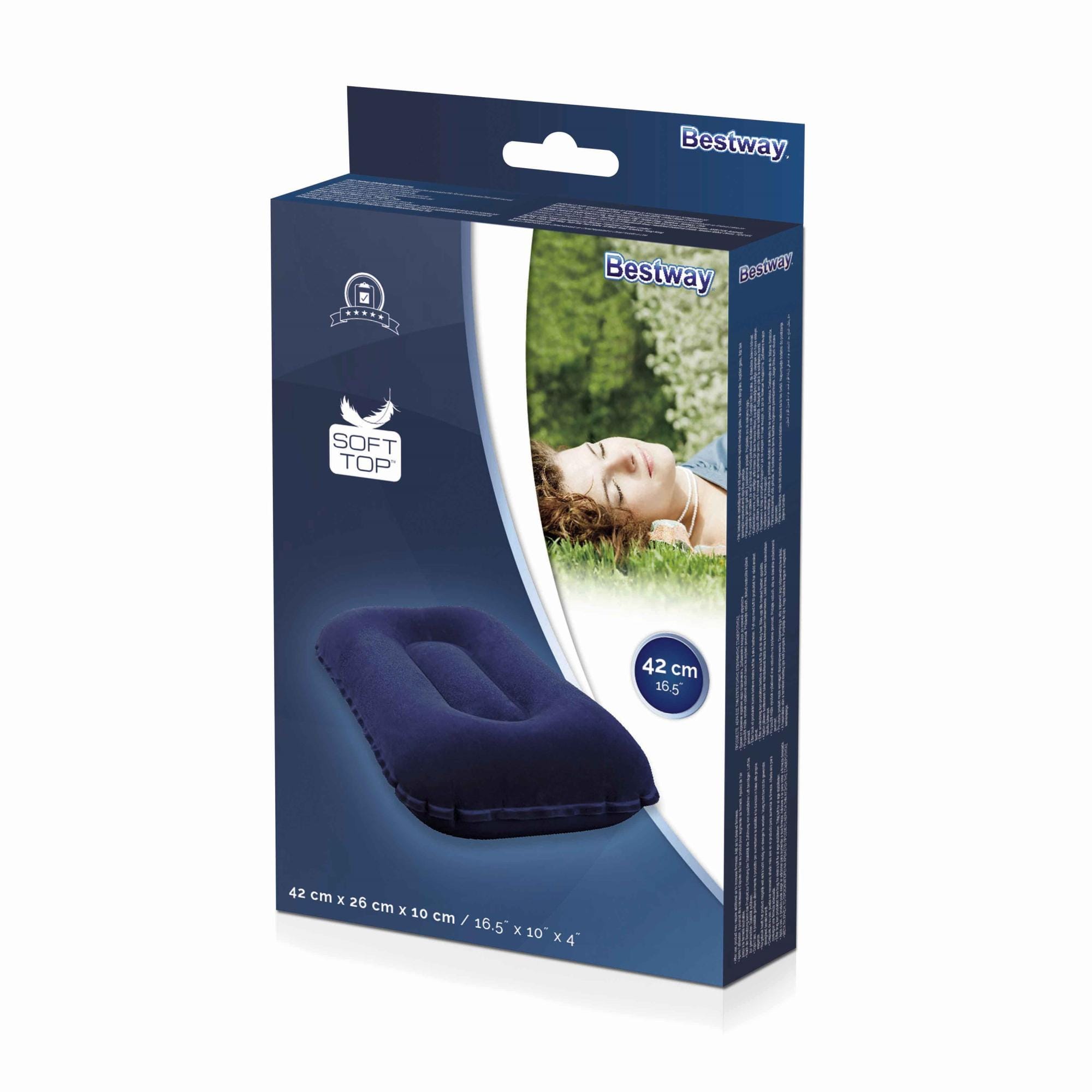Campeggio Cuscino gonfiabile blu da viaggio Bestway 5