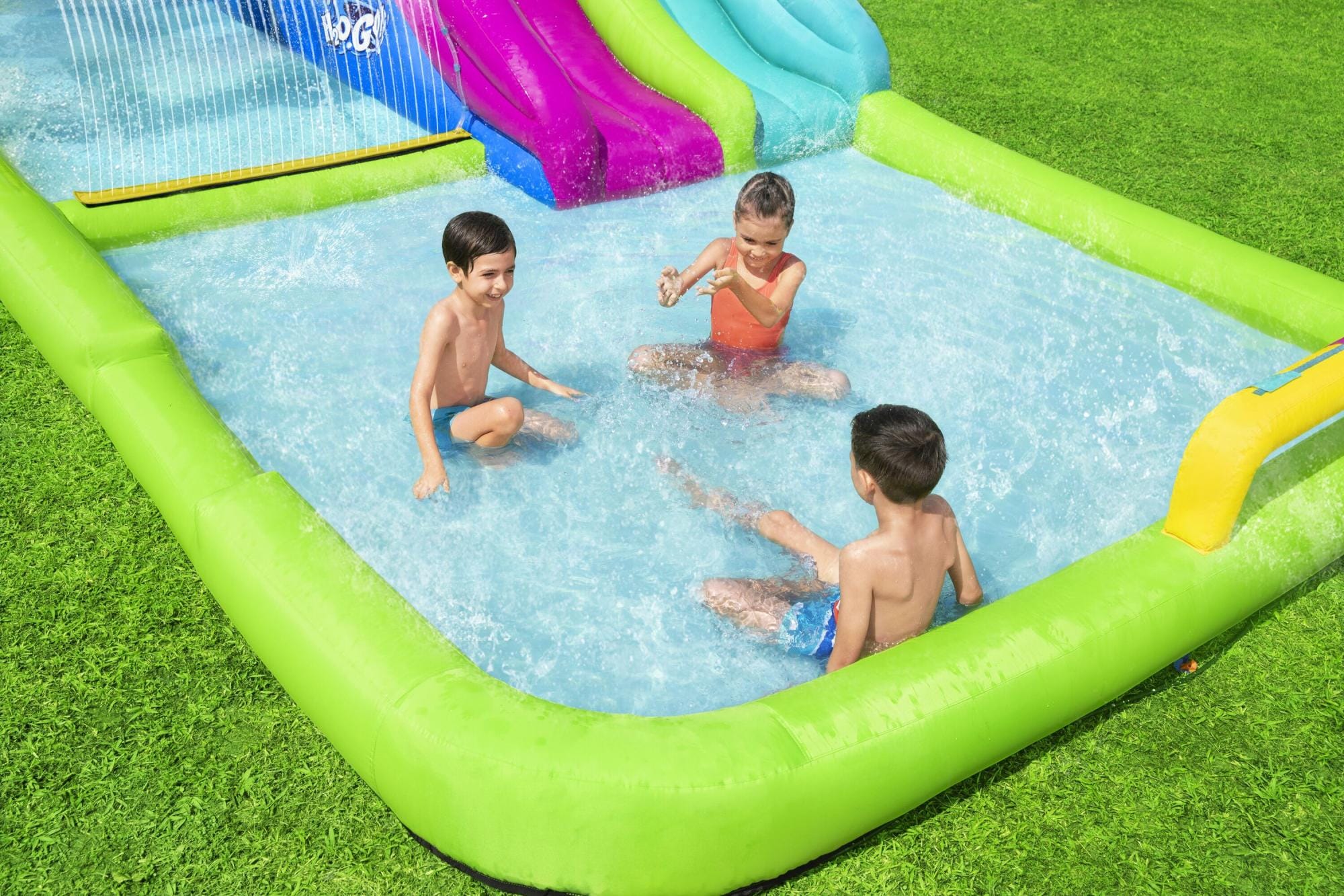 Giochi gonfiabili per bambini Parco acquatico gonfiabile Splash Course Bestway 5