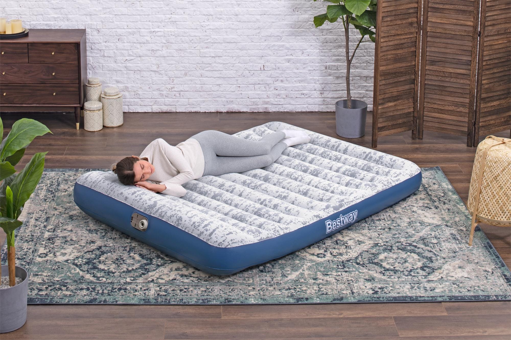 Materassi gonfiabili Materasso gonfiabile matrimoniale da 203x152x30 cm Bestway 3