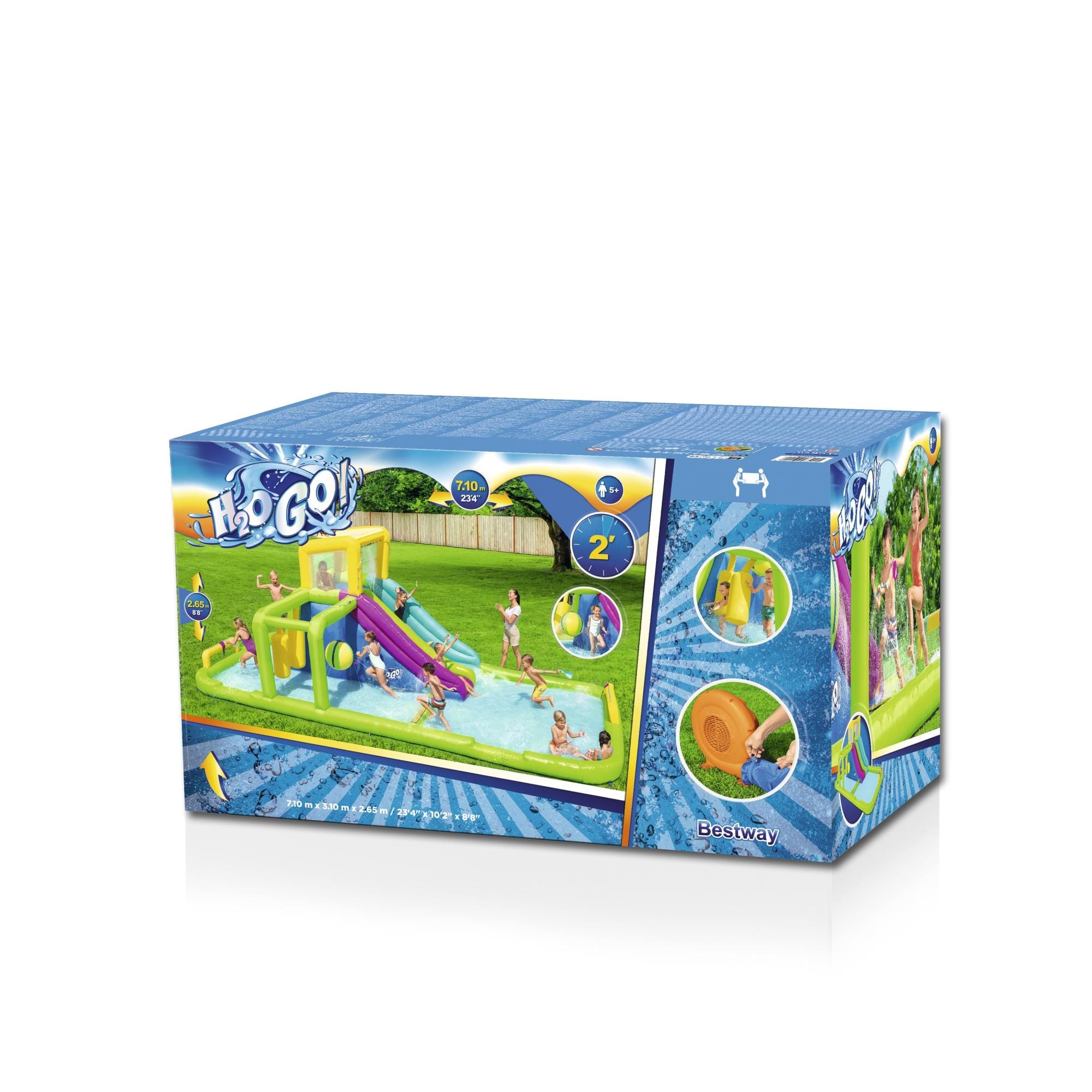 Giochi gonfiabili per bambini Parco acquatico gonfiabile Splash Course Bestway 11