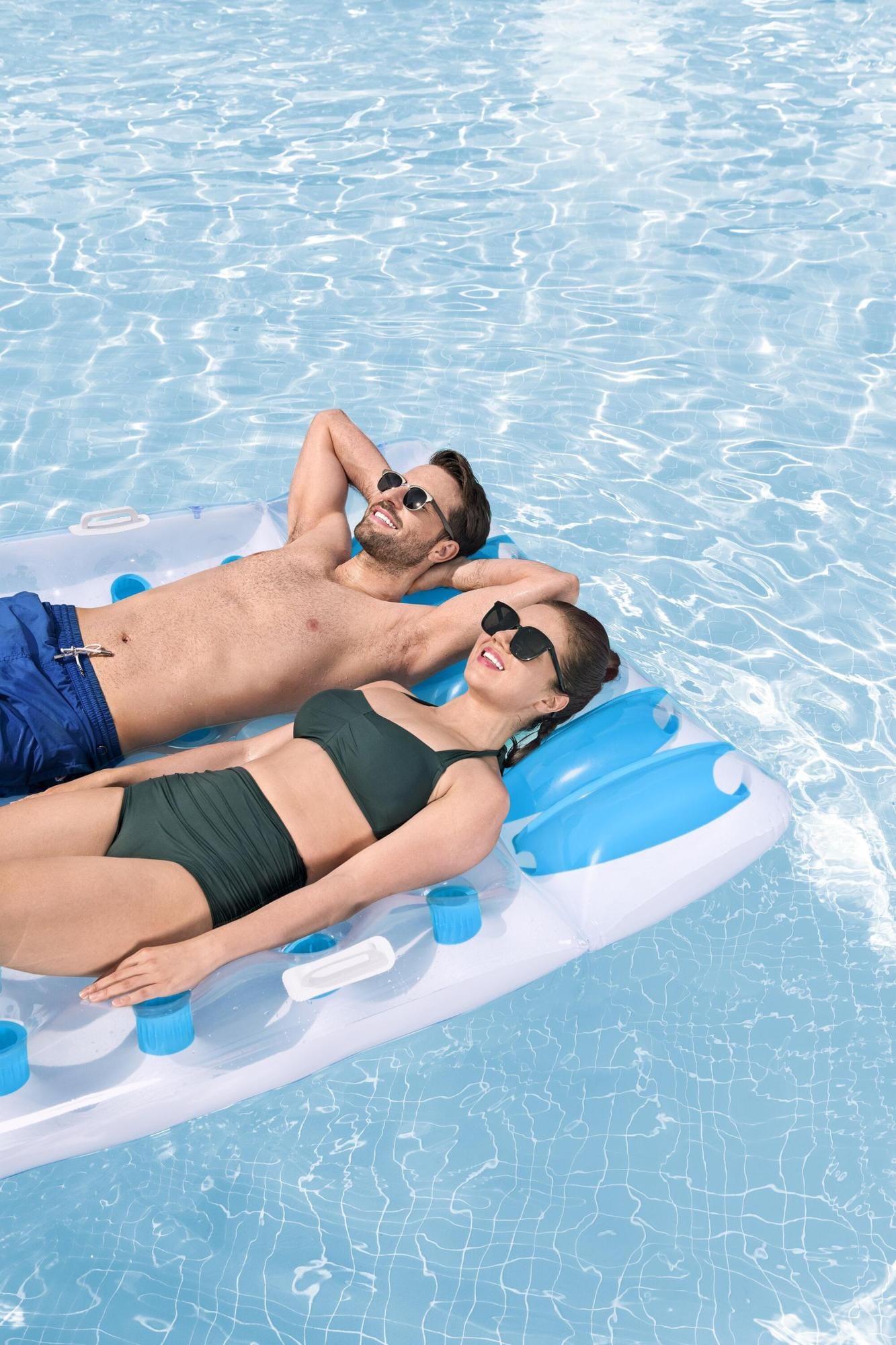 Gonfiabili mare per adulti Materassino gonfiabile a 2 posti Summer Color Bestway 4