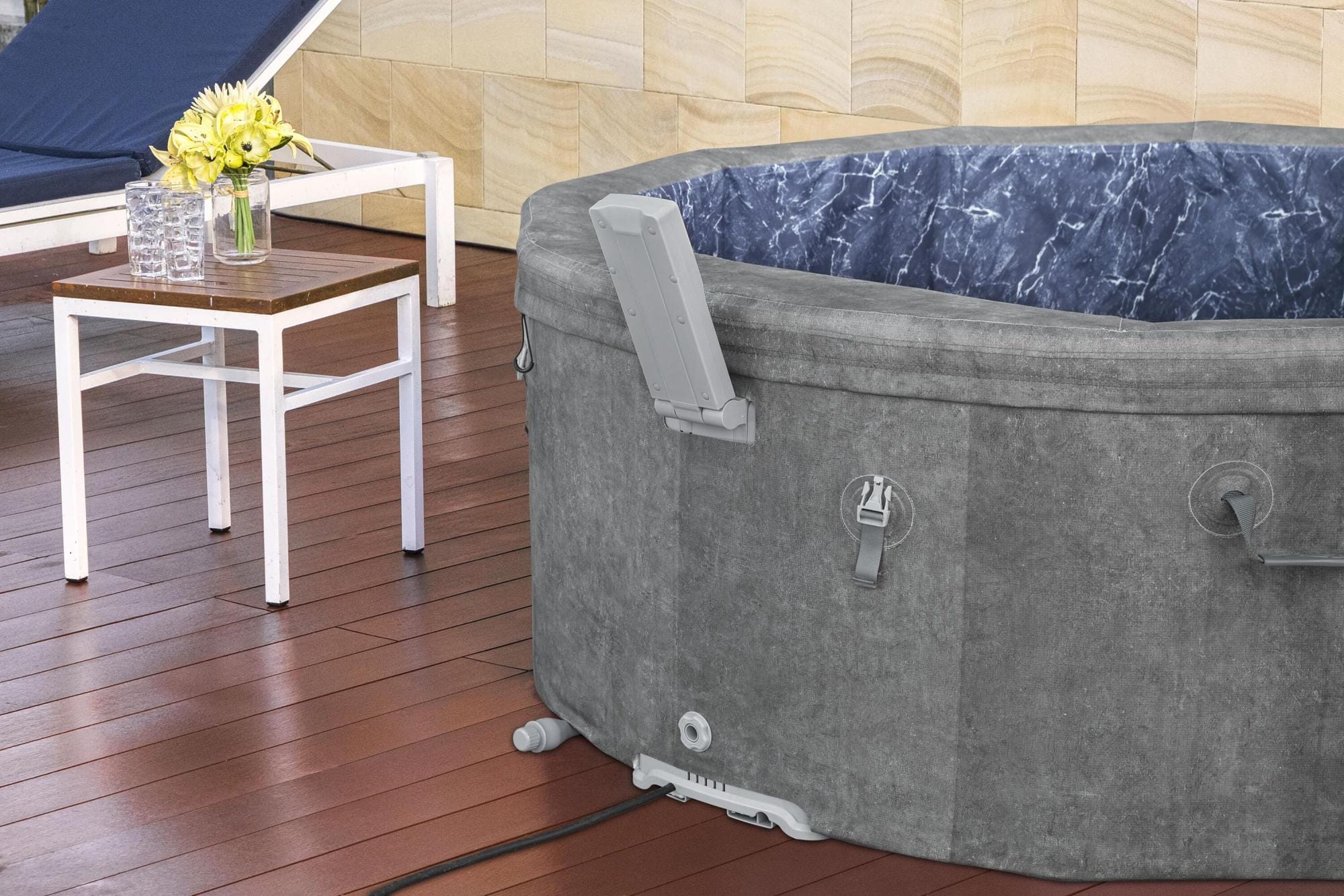 Idromassaggi gonfiabili Lay-Z-Spa Idromassaggio semirigido Lay-Z-Spa Carrara AirJet  4-6 persone Bestway 13