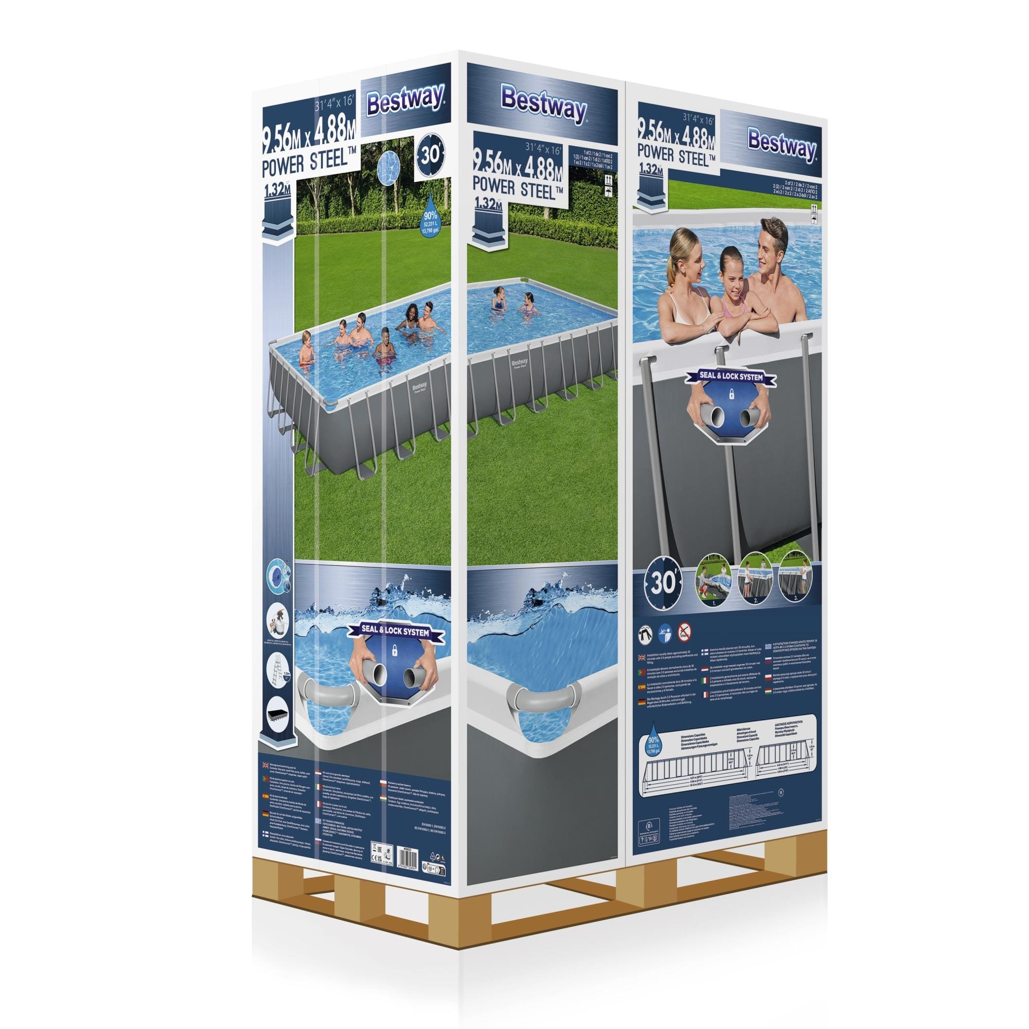 Piscine fuori terra Set piscina fuori terra Power Steel - 956x488x132 cm Bestway 5