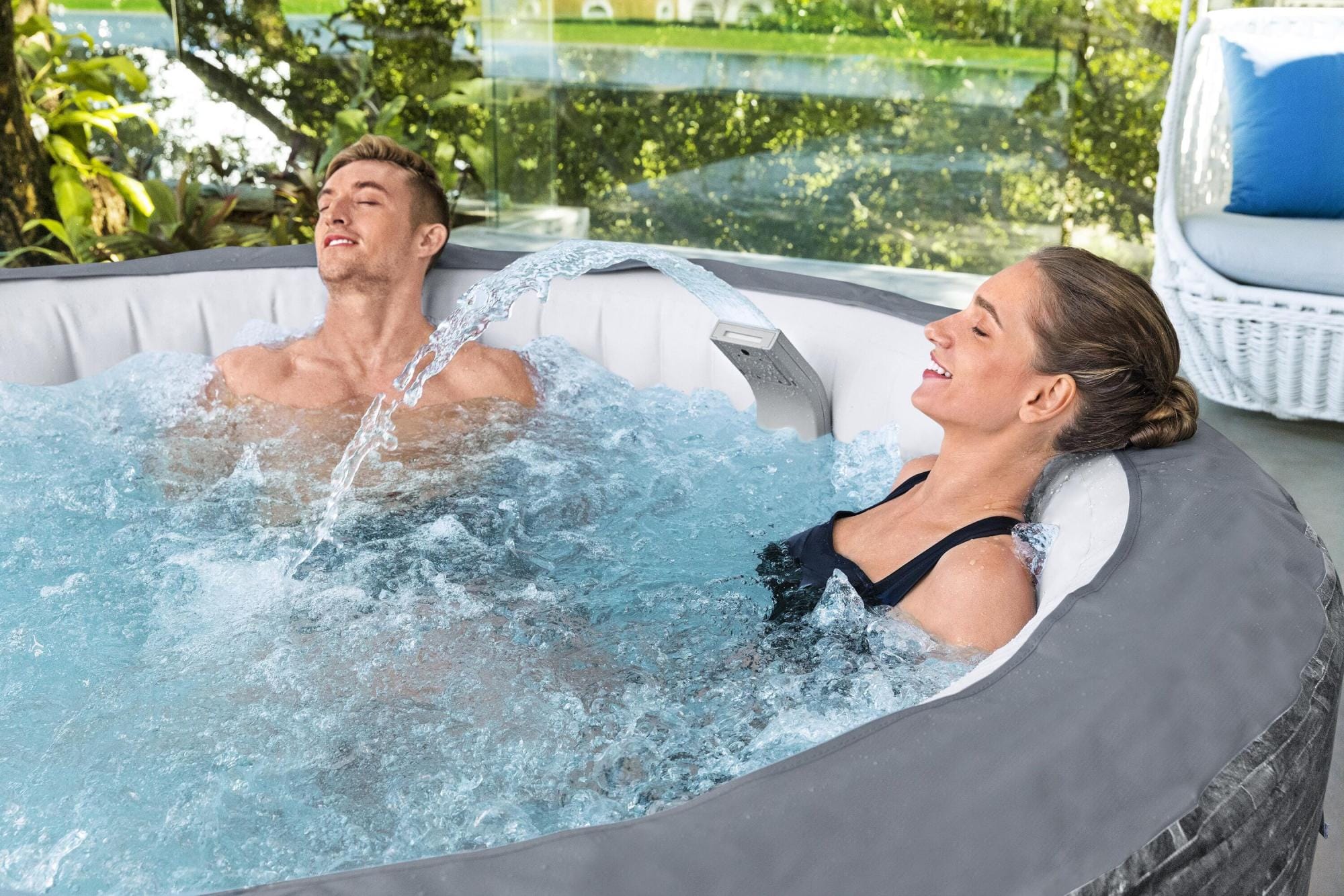Accessori Piscine e Spa Cascata per idromassaggio con LED Bestway 7