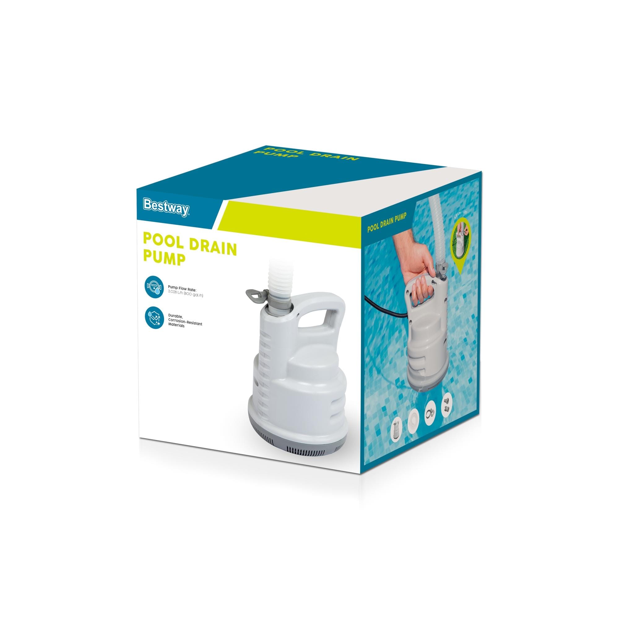 Pompe di filtraggio e Cartucce Pompa di drenaggio per piscina fuori terra Bestway 5