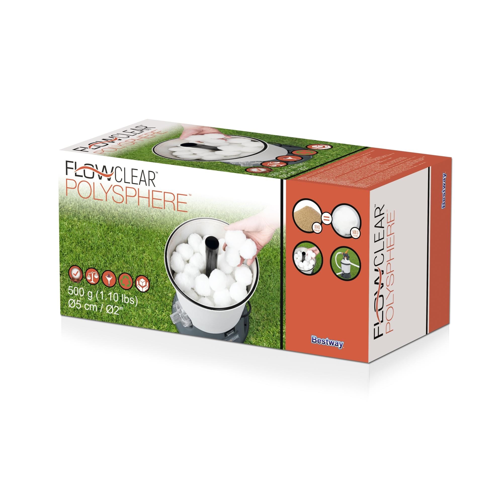 Pompe di filtraggio e Cartucce Sfere filtranti Polysphere per pompa filtro a sabbia Bestway 5