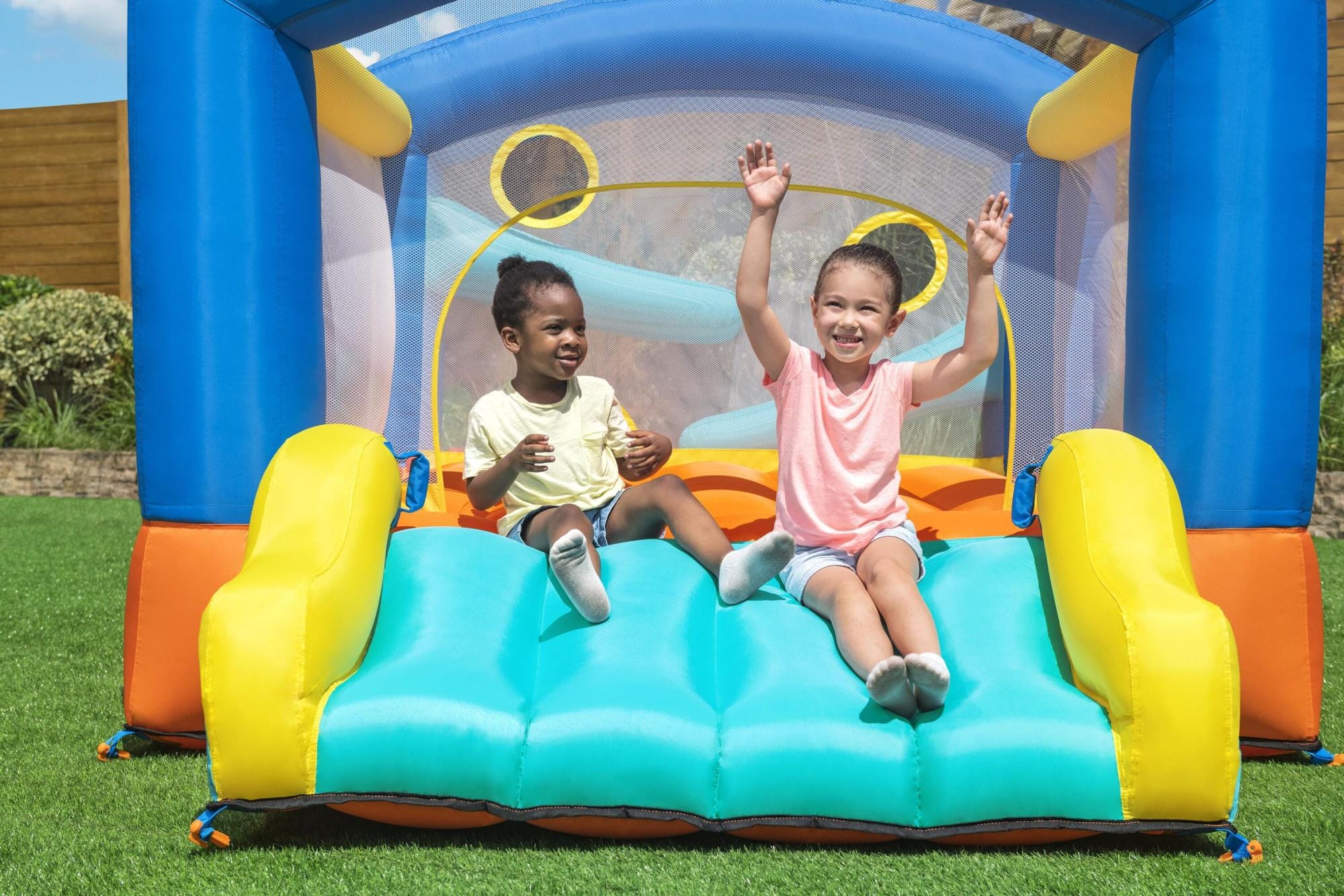 Giochi gonfiabili per bambini Castello gonfiabile Leap & Play Bestway 7