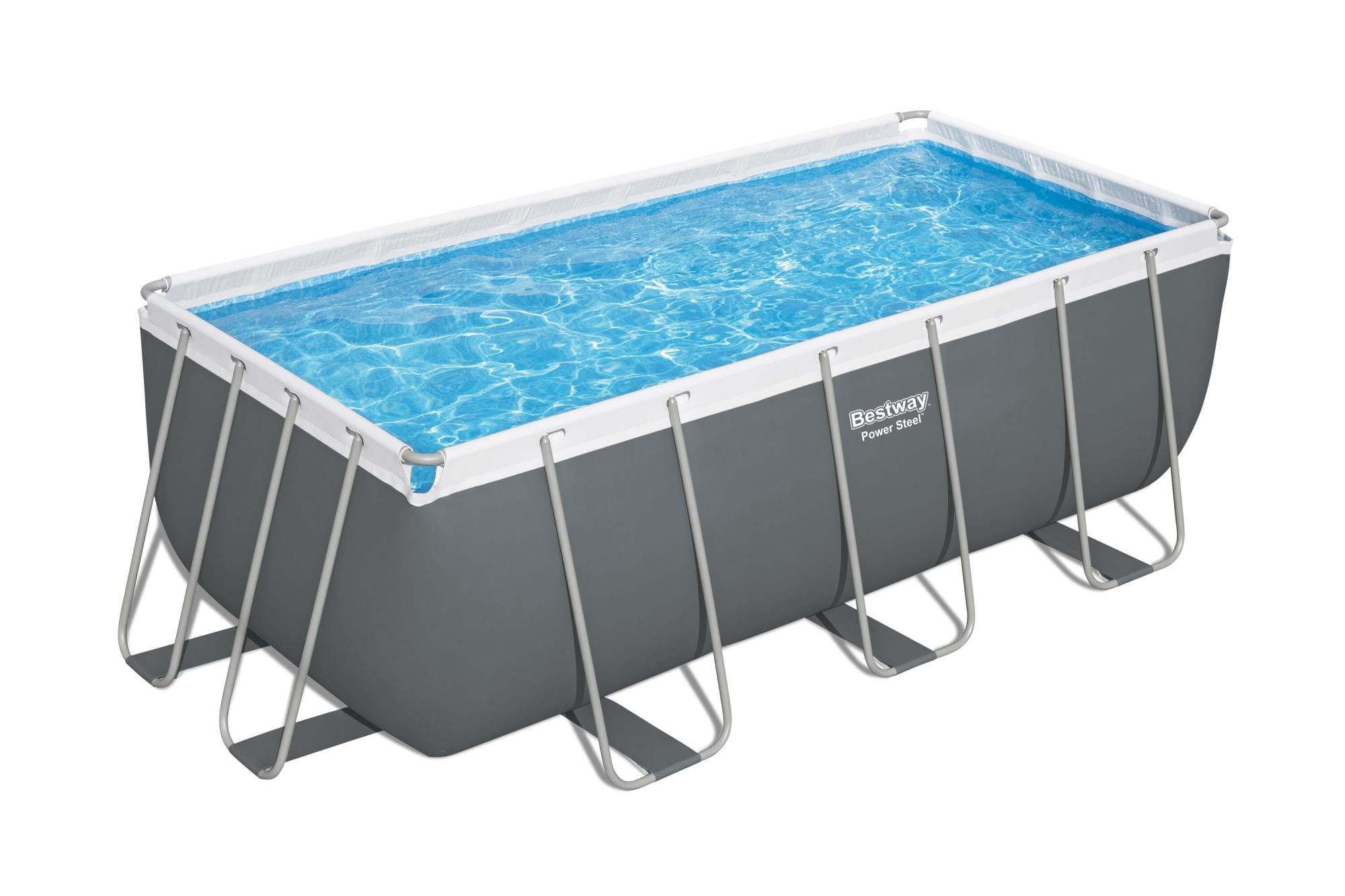 Piscine fuori terra Piscina base struttura e liner Power Steel da 412x201x122 cm Bestway 1