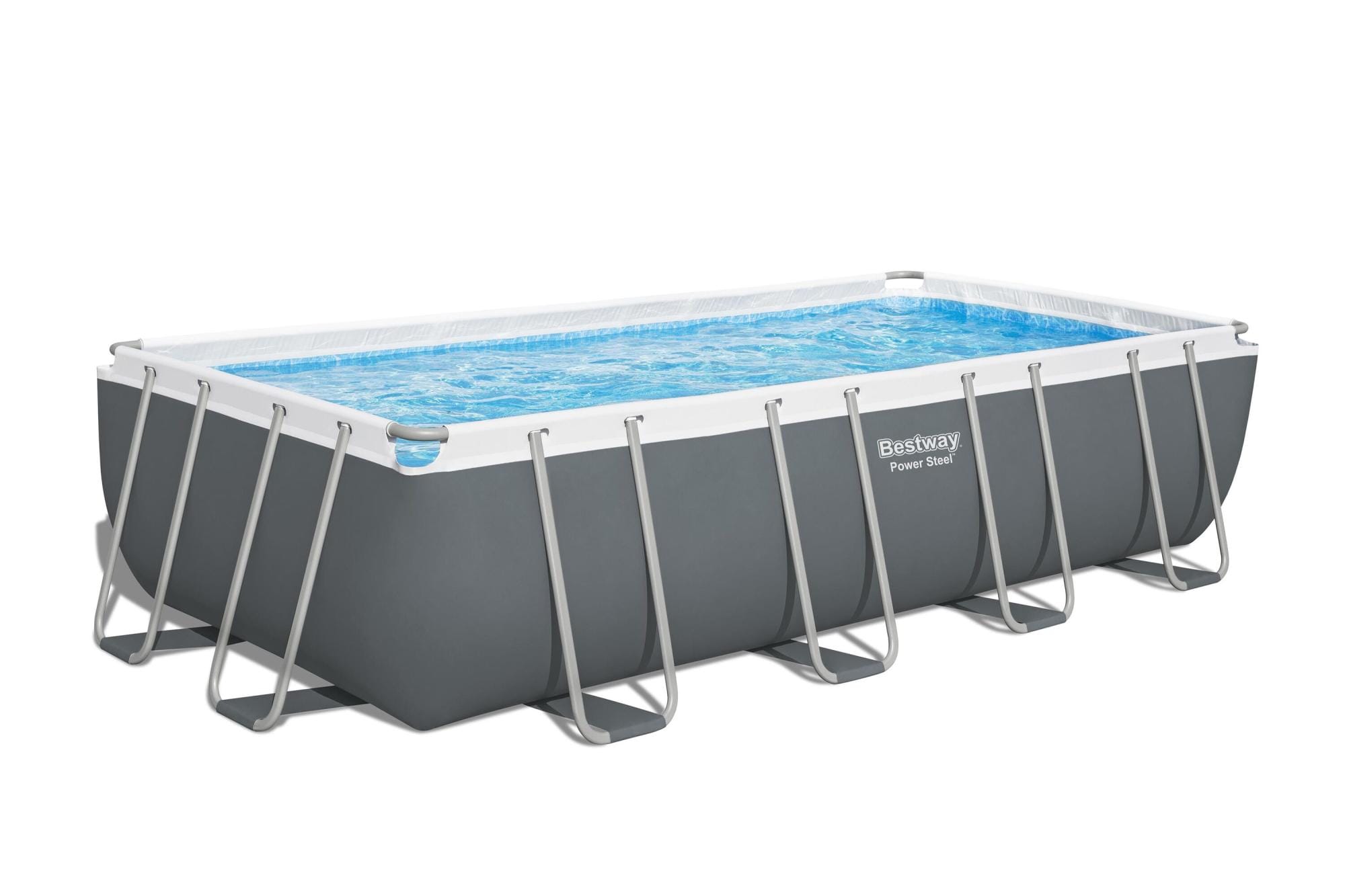 Piscine fuori terra Set piscina fuori terra grigia Power Steel da 549X274X122 cm Bestway 2