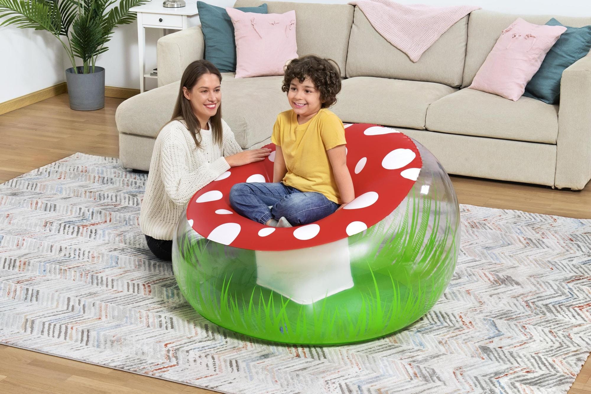 Giochi gonfiabili per bambini Pouf gonfiabile Mushroom Bestway 5