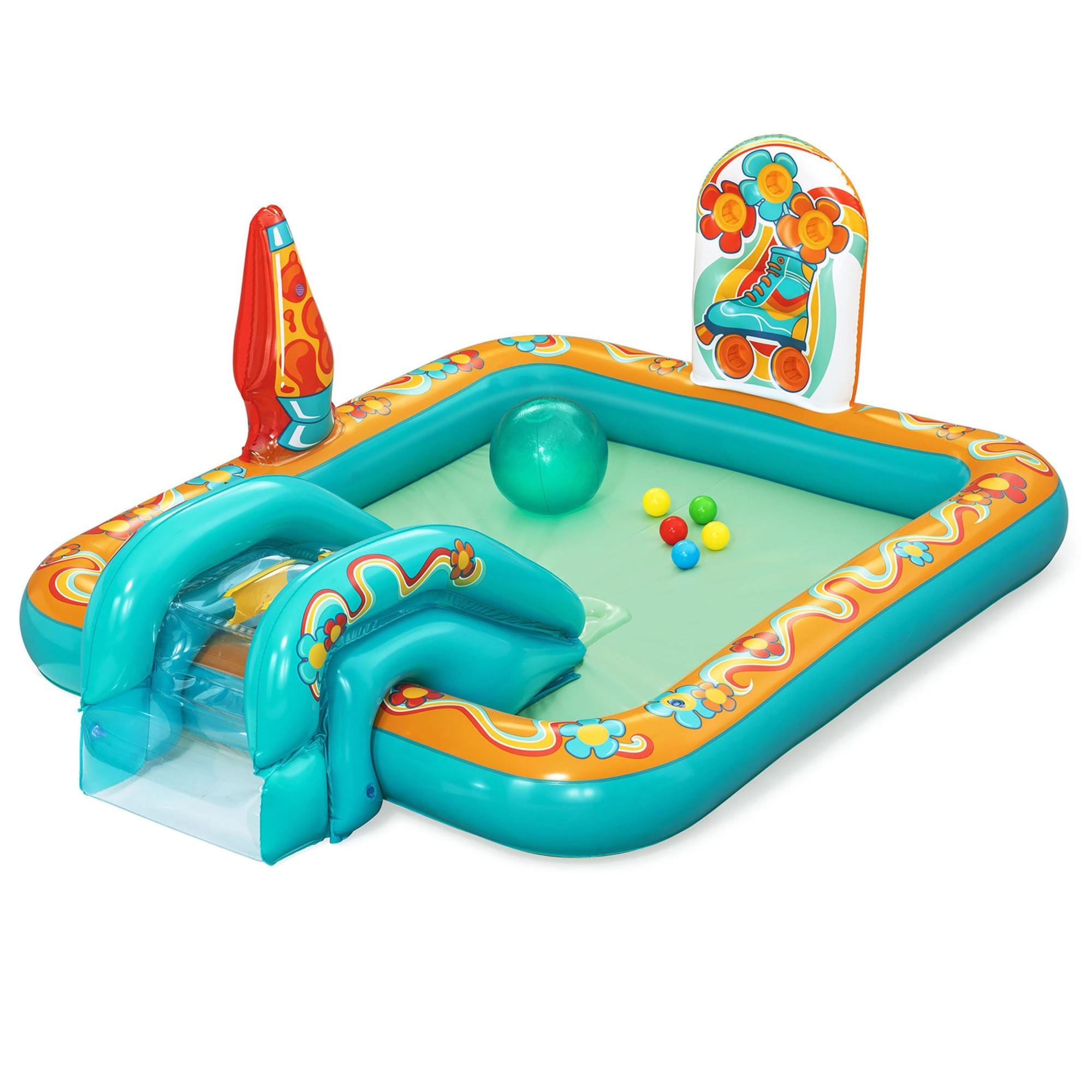 Giochi gonfiabili per bambini Playcenter gonfiabile Retro Groove per bambini Bestway 1