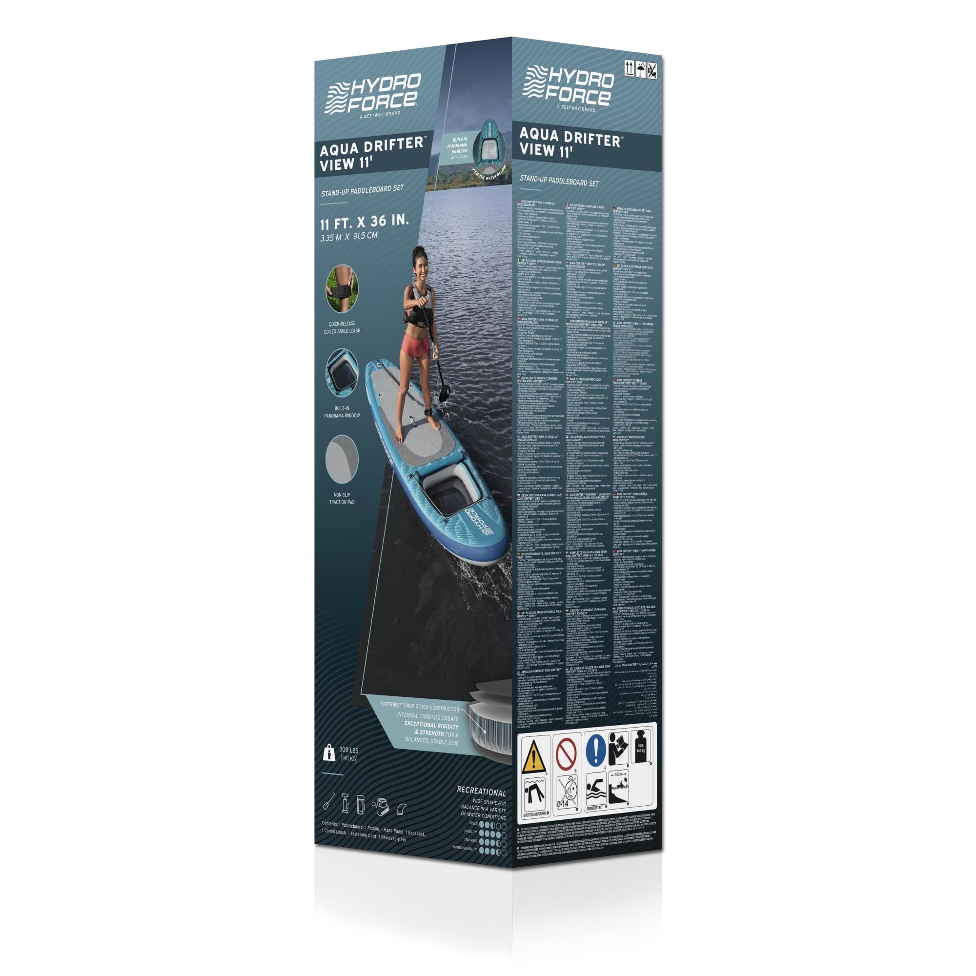 Sport Acquatici Tavola da SUP Aqua Drifter™ View con finestra incorporata Bestway 9