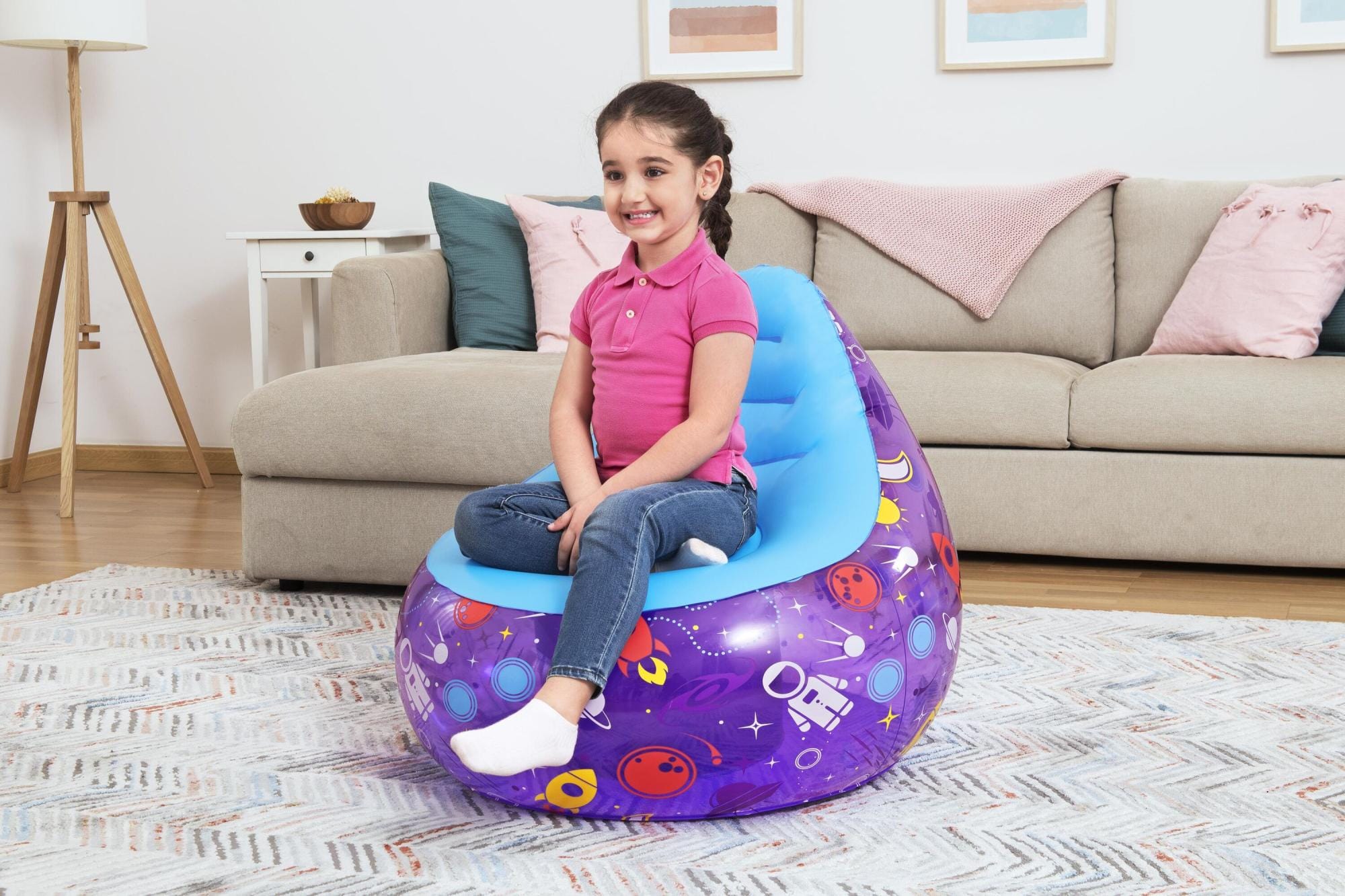 Giochi gonfiabili per bambini Poltroncina per bambini con LED Astro Glow Bestway 2