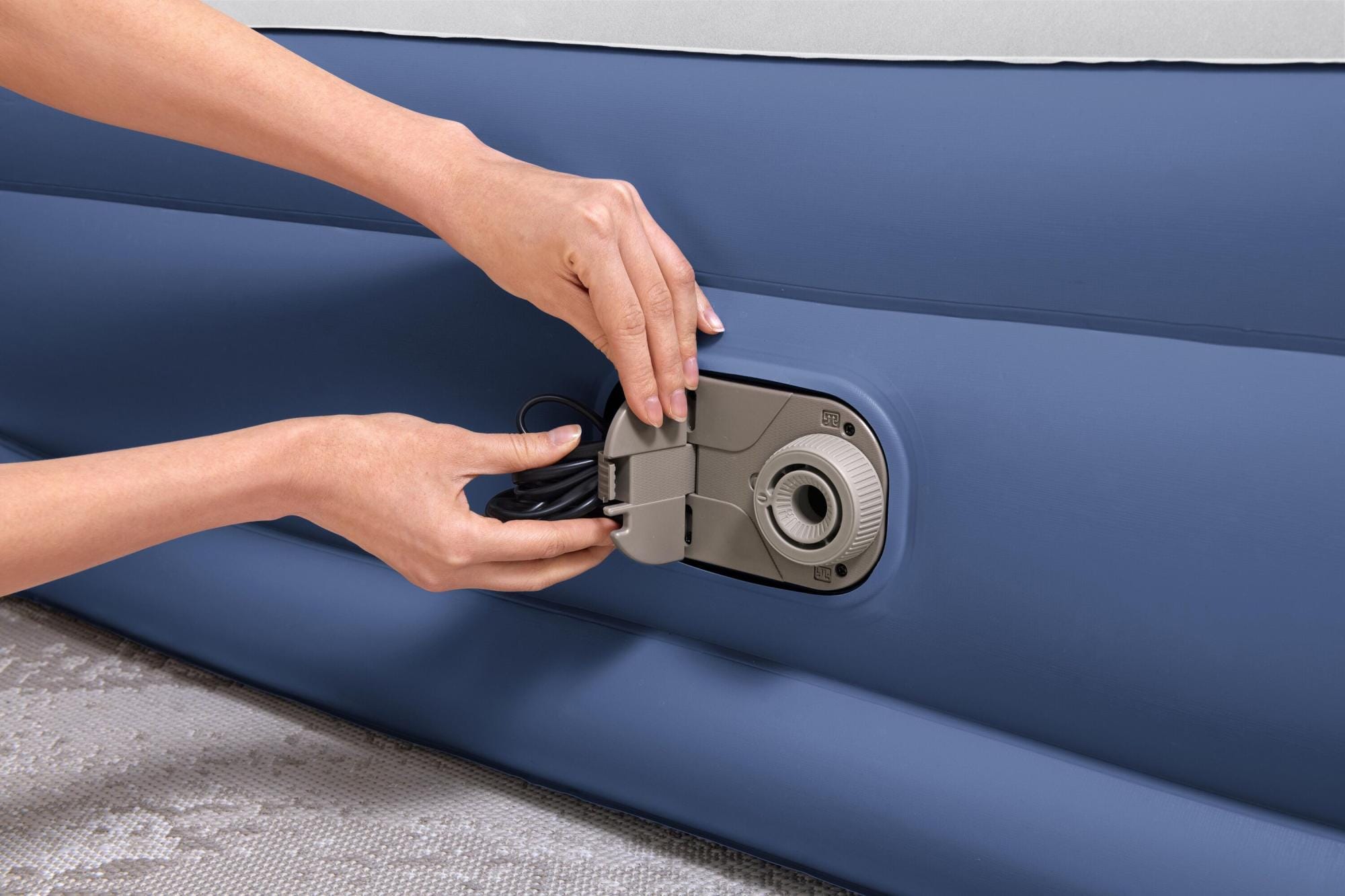 Materassi gonfiabili Materasso gonfiabile matrimoniale in Tritech da 203x152x46 cm Bestway 14