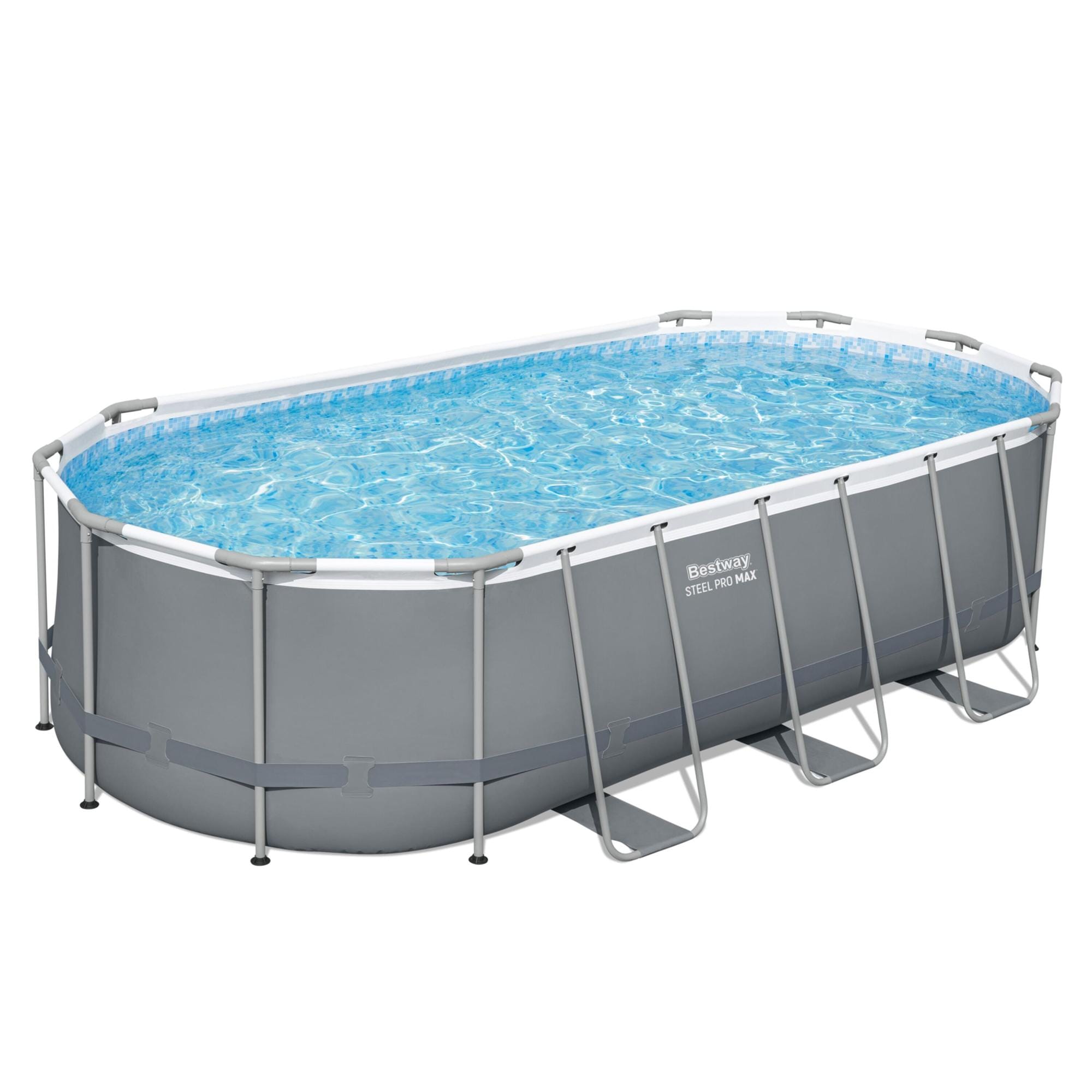 Piscine fuori terra Piscina base struttura e liner - 488x244x122 cm ovale Bestway 1