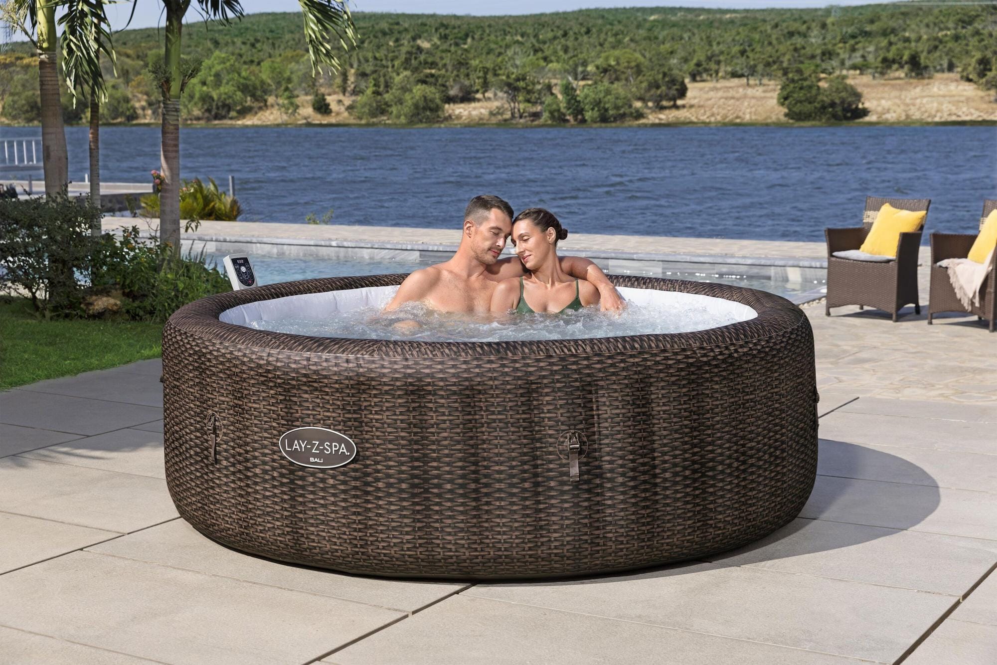 Idromassaggi gonfiabili Lay-Z-Spa Idromassaggio gonfiabile Bali Lay-Z-Spa AirJet 5-7 persone Bestway 1