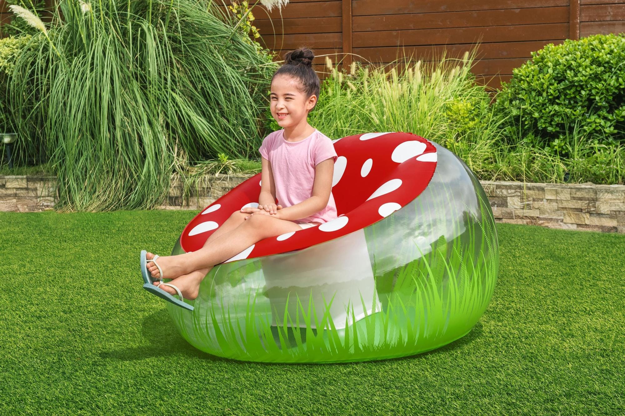 Giochi gonfiabili per bambini Pouf gonfiabile Mushroom Bestway 1