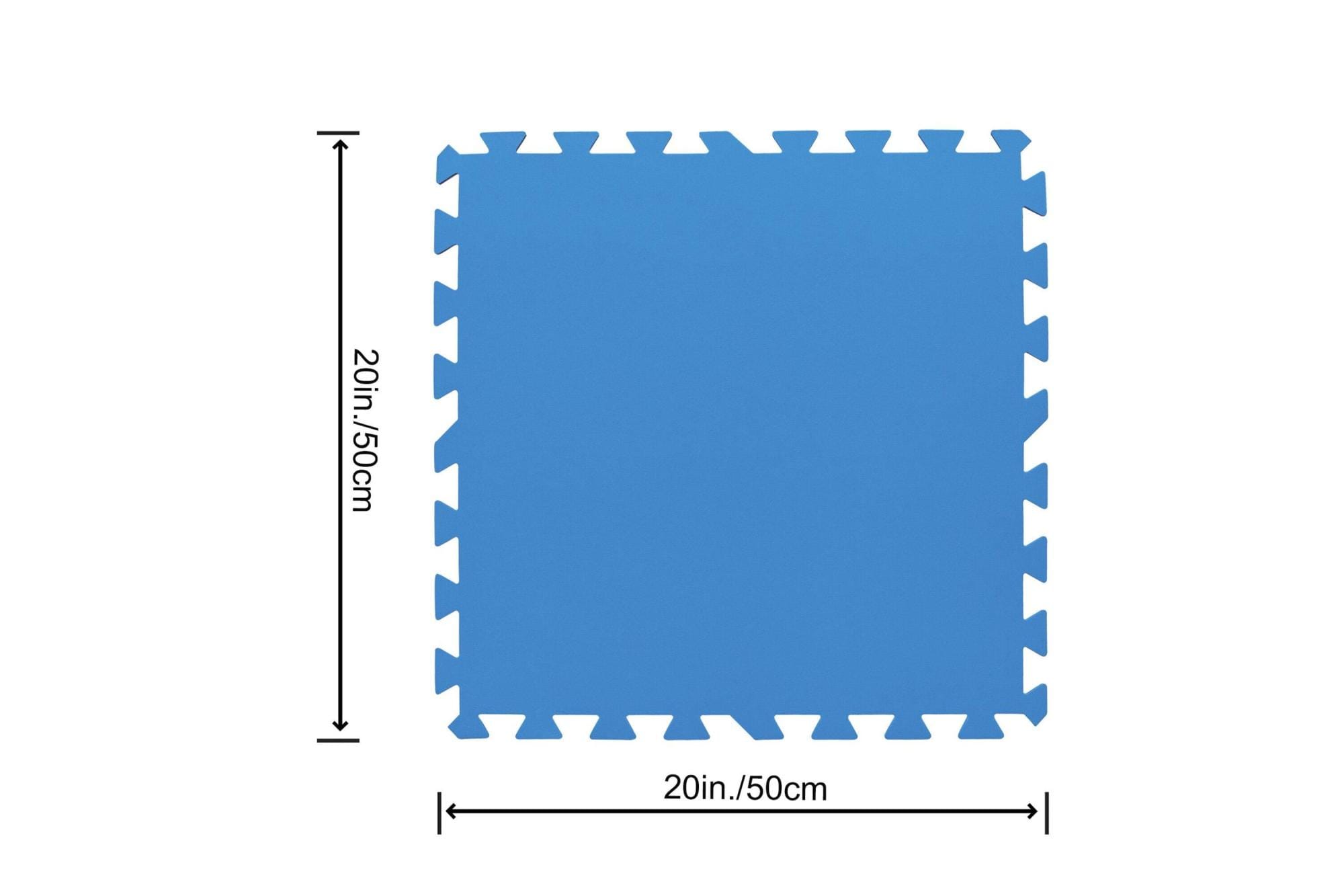 Accessori Piscine e Spa Tappeto sotto piscina componibile e protettivo da 50x50 cm Bestway 1