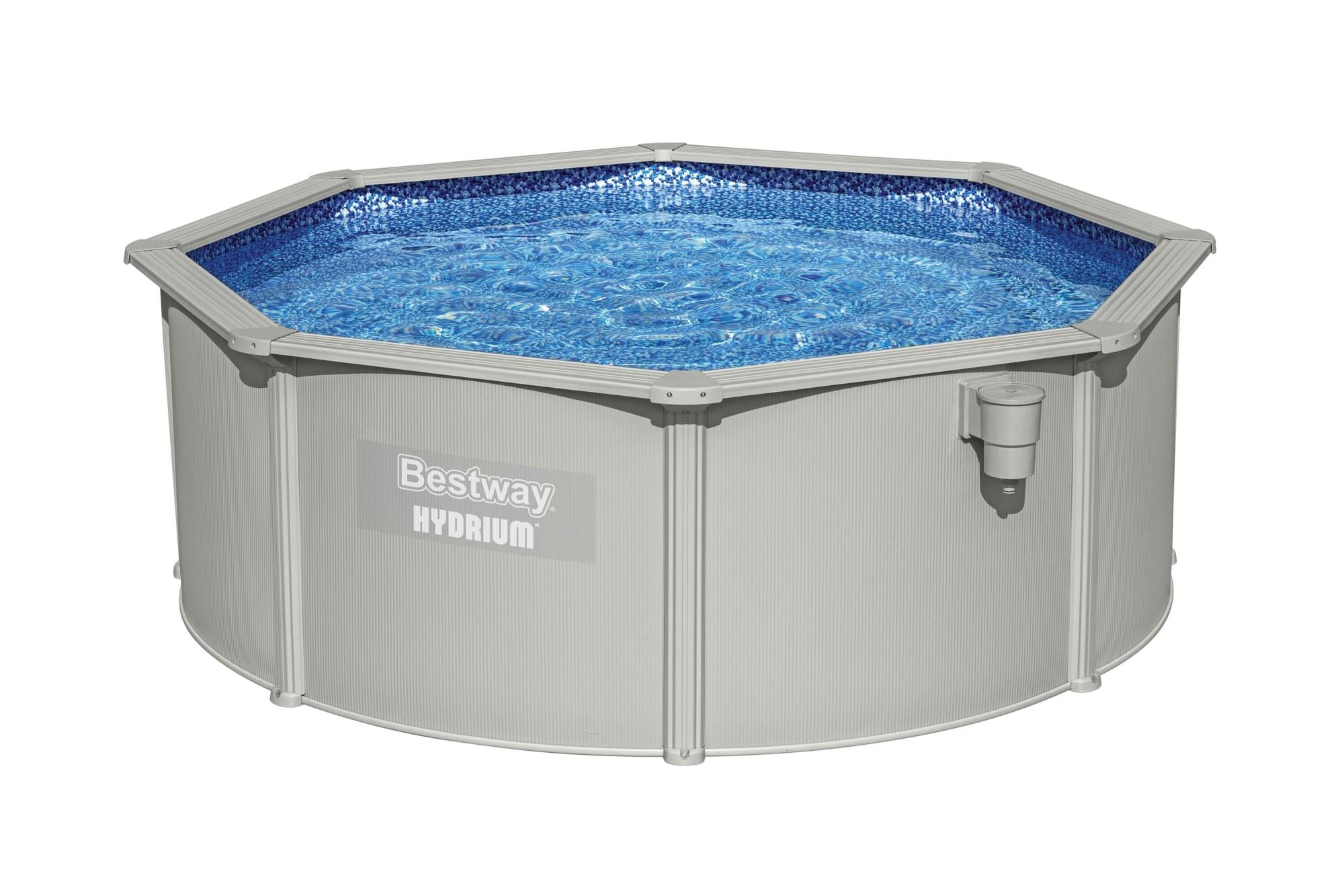 Piscine fuori terra Set piscina fuori terra rotonda Hydrium da 360x120 cm grigio Bestway 2