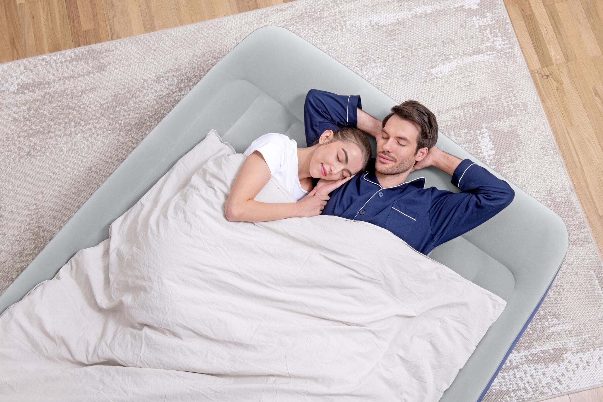 Materassi gonfiabili Materasso gonfiabile matrimoniale in Tritech da 203x152x46 cm Bestway 20