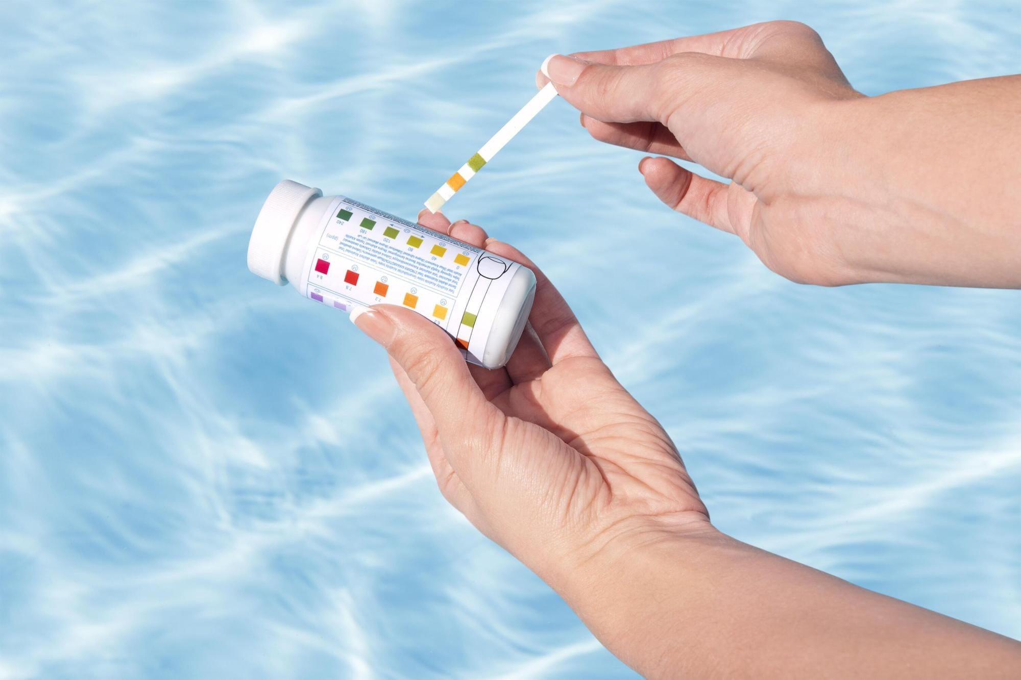 Trattamento chimico dell'acqua Strisce reattive 3-in-1per piscine e idromassaggi Bestway 1
