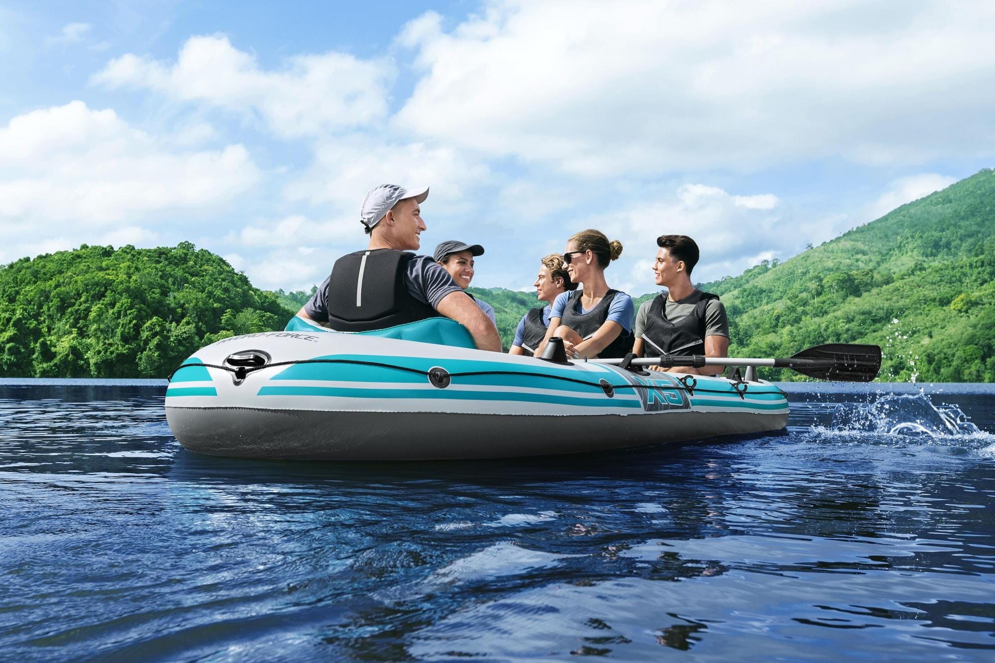 Sport Acquatici Gommone gonfiabile Adventure Elite, 5 posti da 364x166 cm Bestway 1
