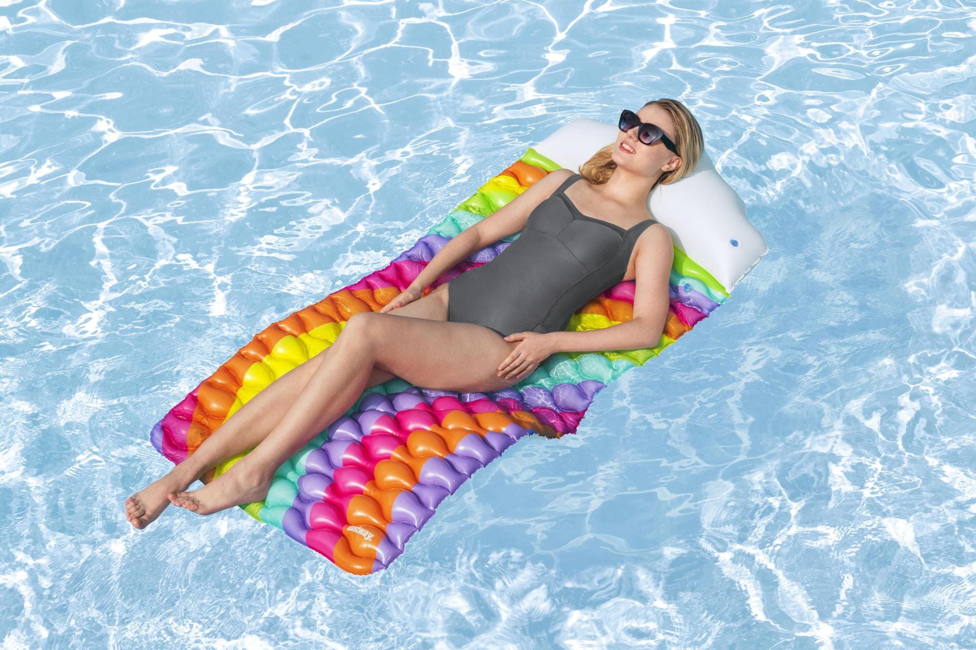 Gonfiabili mare per adulti Materassino gonfiabile Rainbow Dreams Bestway 2