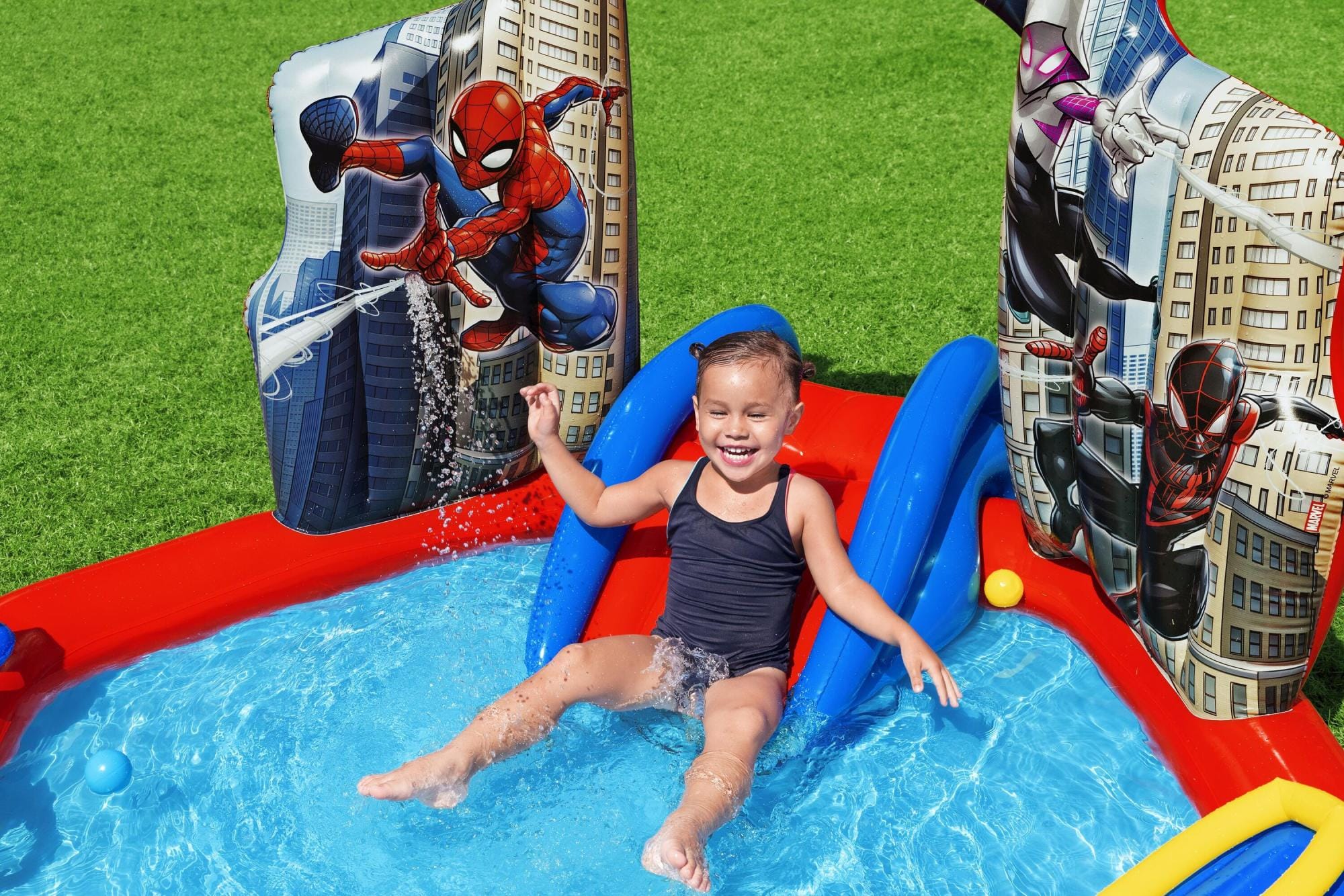 Giochi gonfiabili per bambini Playcenter gonfiabile Spider-Man Bestway 1
