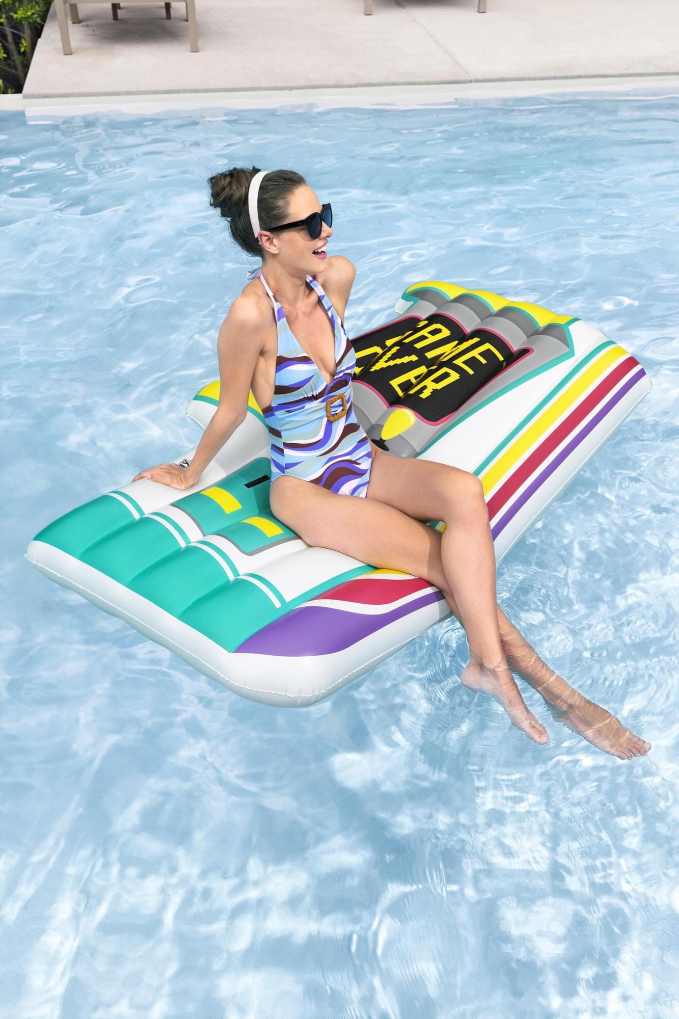 Gonfiabili mare per adulti Materassino da piscina Aqua Arcade Bestway 6