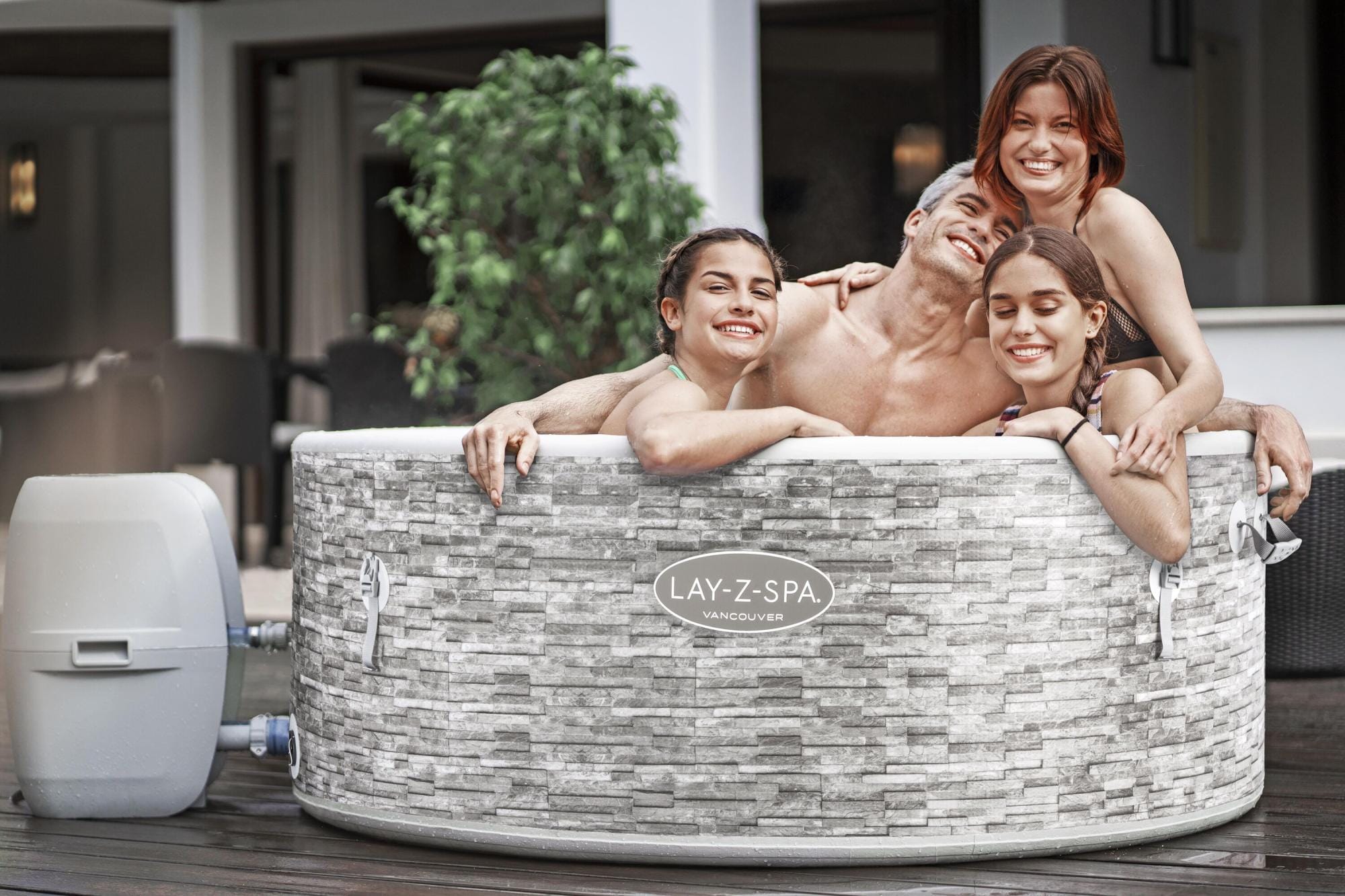 Idromassaggi gonfiabili Lay-Z-Spa Idromassaggio gonfiabile Lay-Z-Spa Vancouver AirJet Plus 3-5 persone Bestway 1