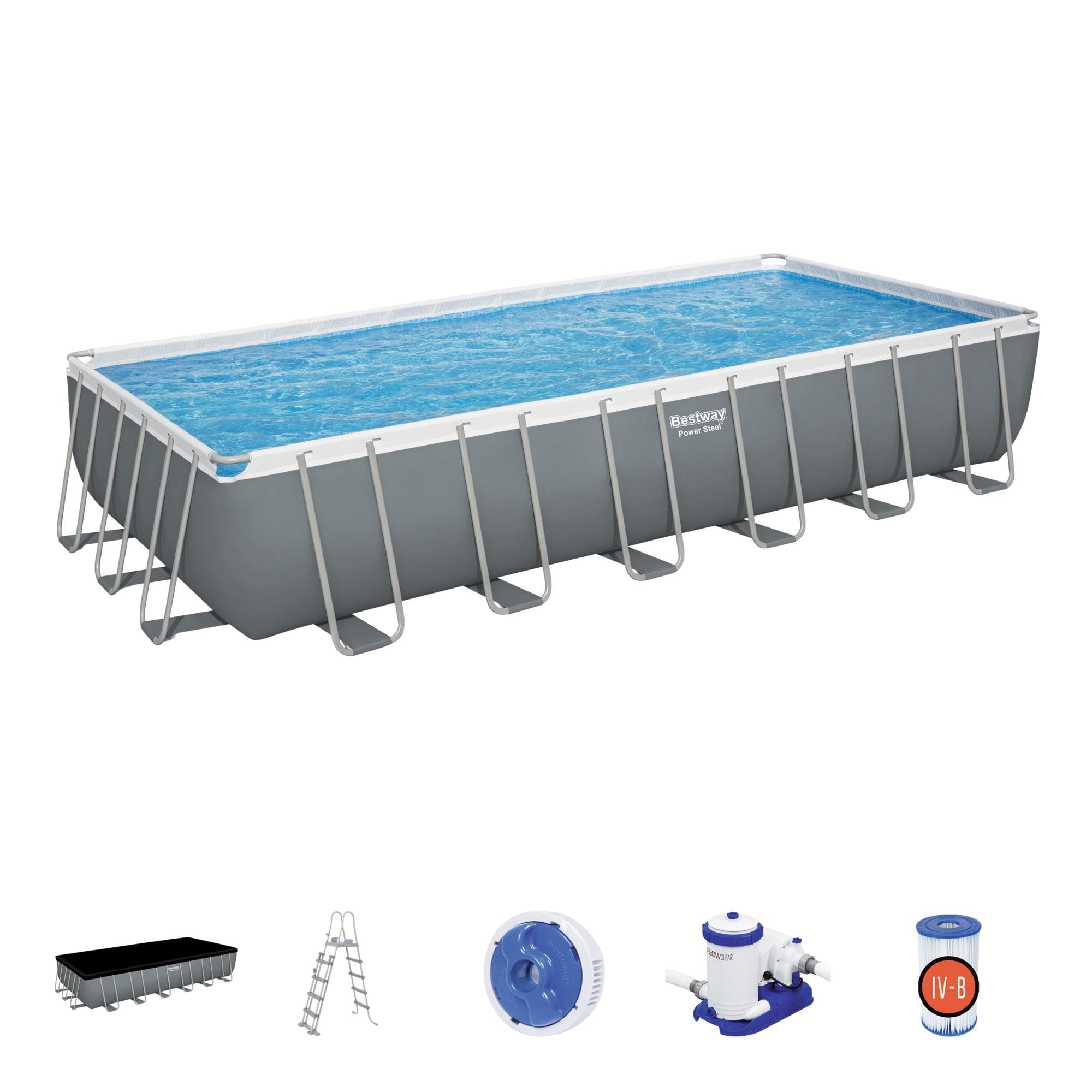 Piscine fuori terra Set piscina fuori terra Power Steel - 732x366x132 cm Bestway 1
