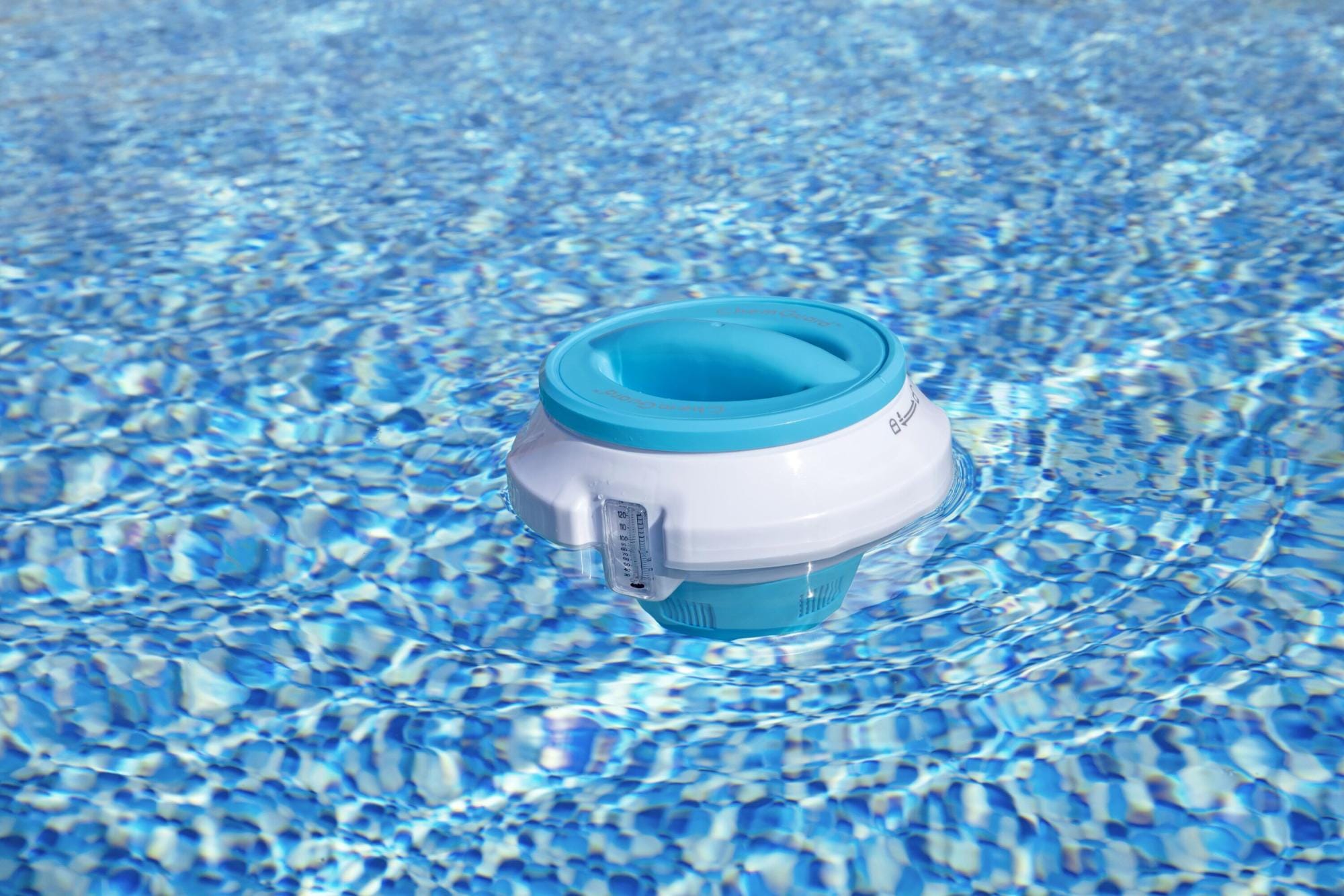 Trattamento chimico dell'acqua Dosatore per cloro galleggiante con guanto Chemguard Bestway 7