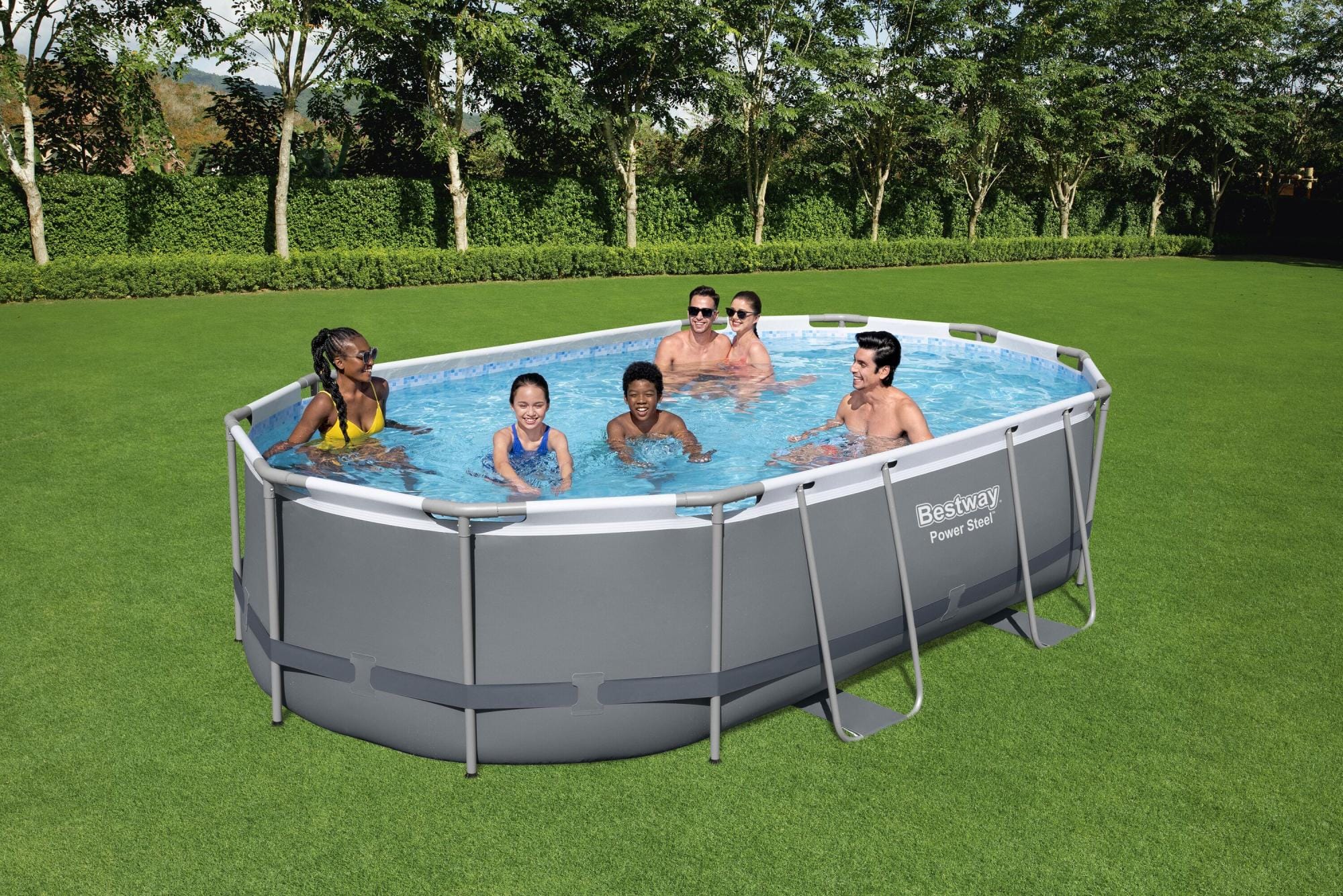 Piscine fuori terra Piscina base struttura e liner Power Steel 488x305x107 cm Bestway 1